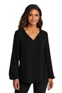 Port Authority Women's Textured Crepe Blouse