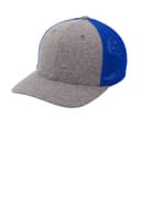 Port Authority Flexfit Melange Mesh Back Trucker Cap