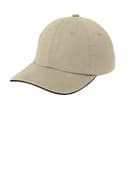 Port Authority Sandwich Bill Cap with Striped Closure