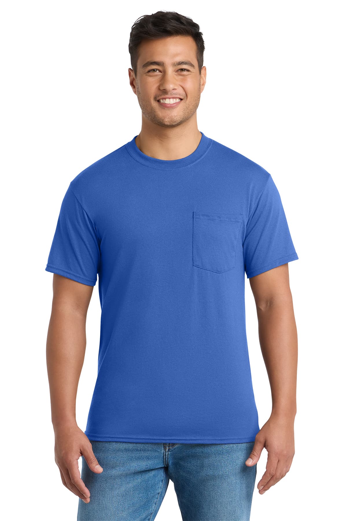 Port & Co Core Blend Pocket Tee