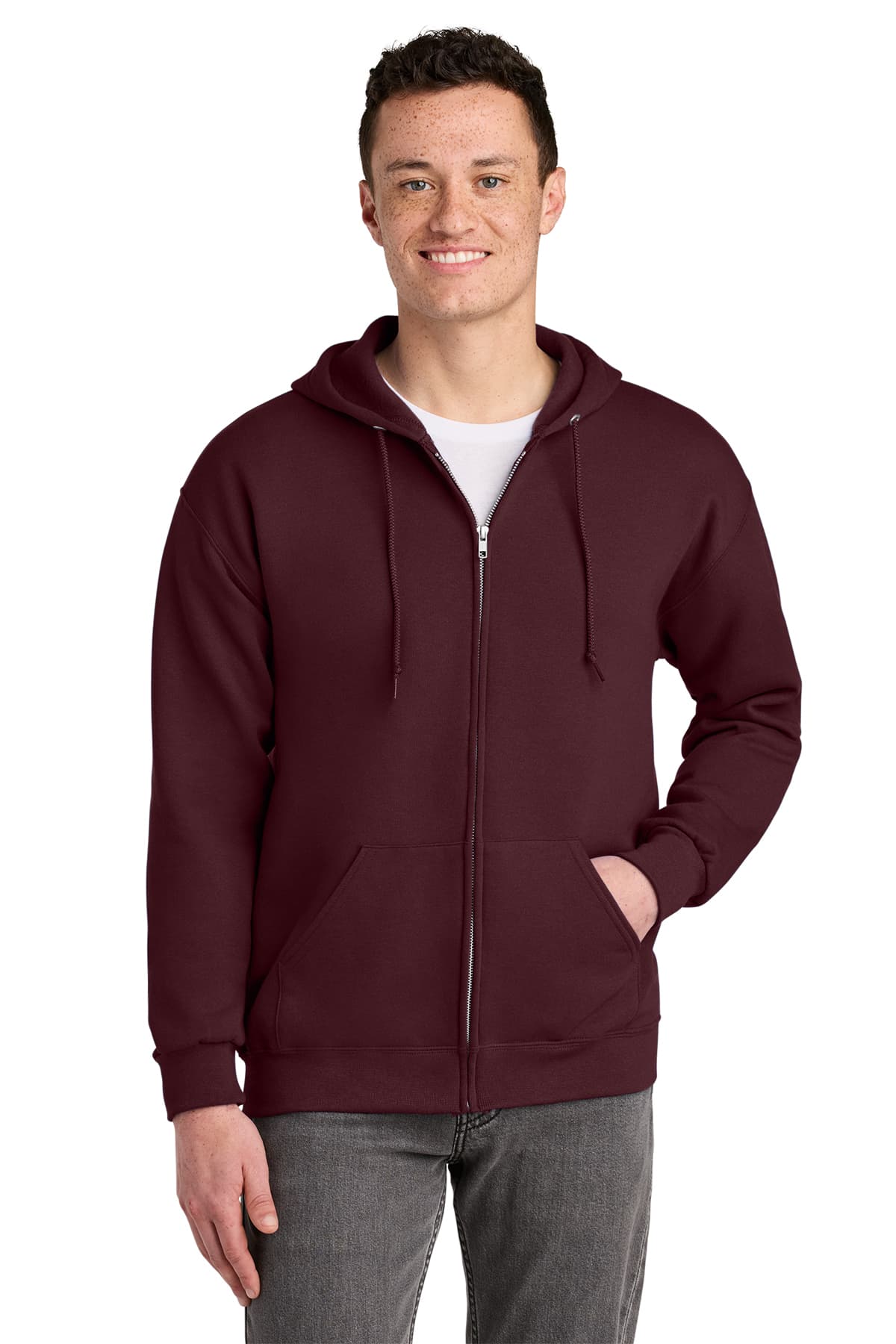 Jerzees NuBlend Full-Zip Hooded Sweatshirt