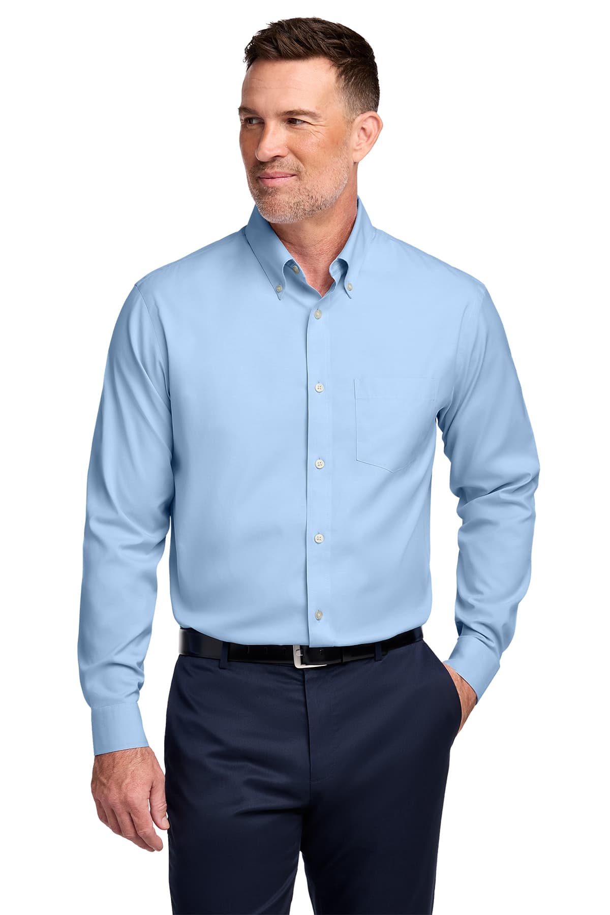 Brooks Brothers Tall Wrinkle-Free Stretch Pinpoint Shirt