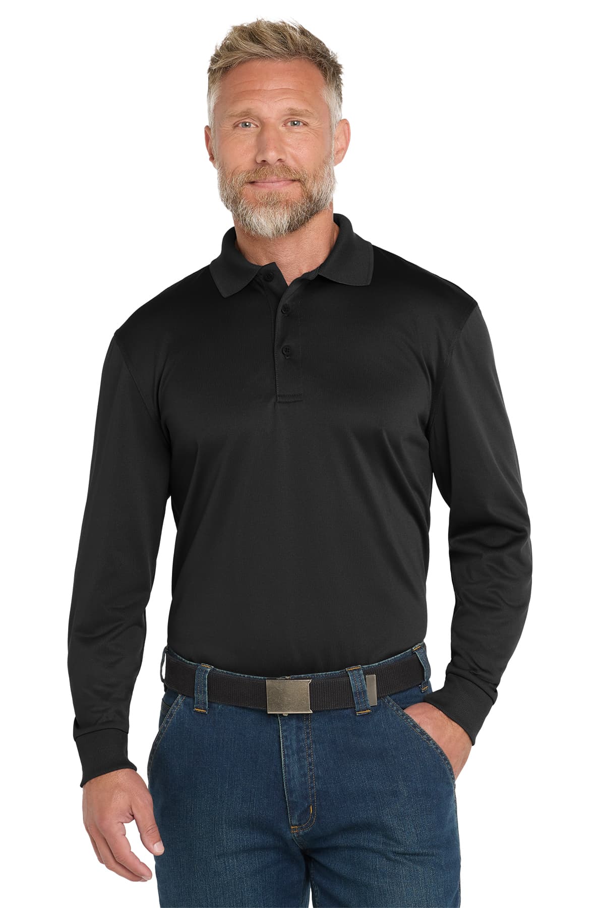 CornerStone Select Snag-Proof Long Sleeve Polo