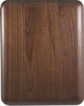 8" x 10" Genuine Walnut Eliptical Edge Round Corner Plaque
