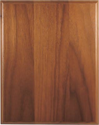 7" x 9" Genuine Walnut Step Edge Plaque