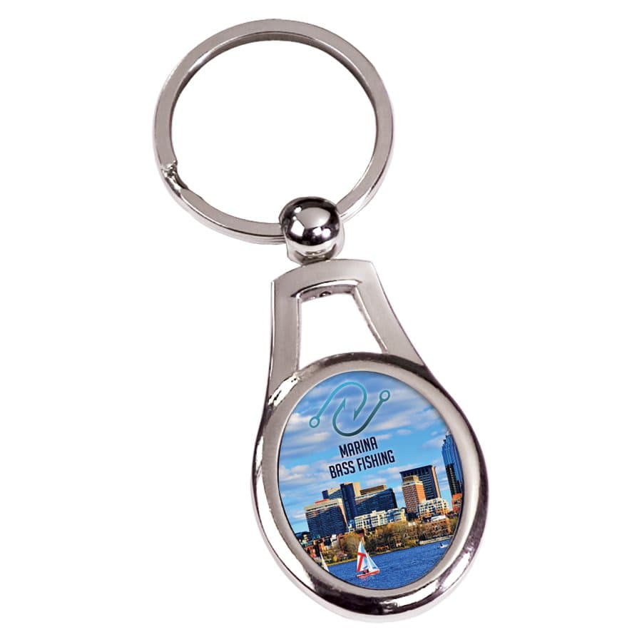 Oval Keychain