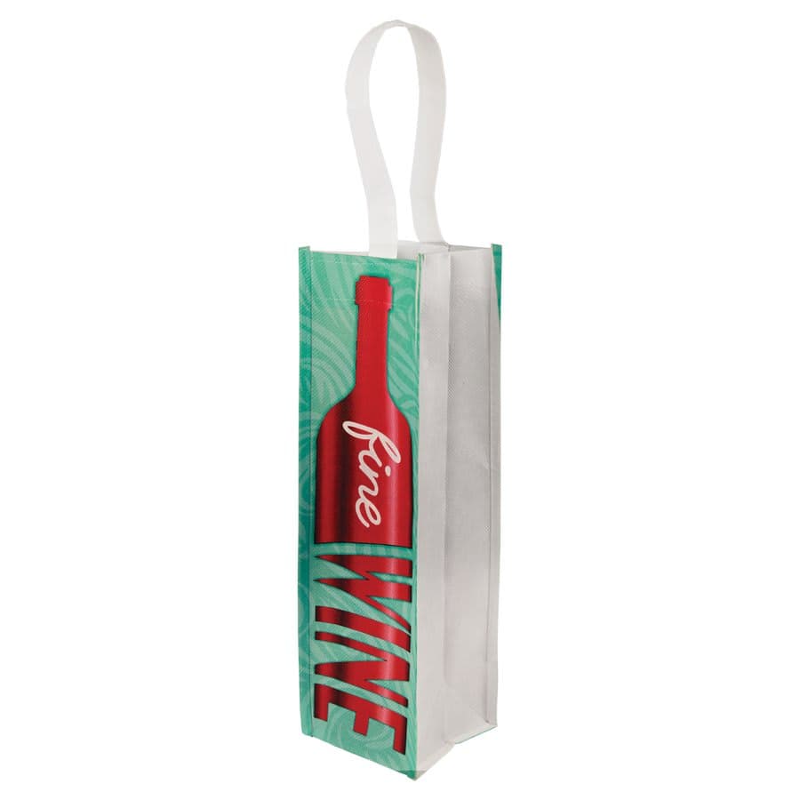 Recycled Poly Gift Bag with 3 1/2" Gusseted Bottom