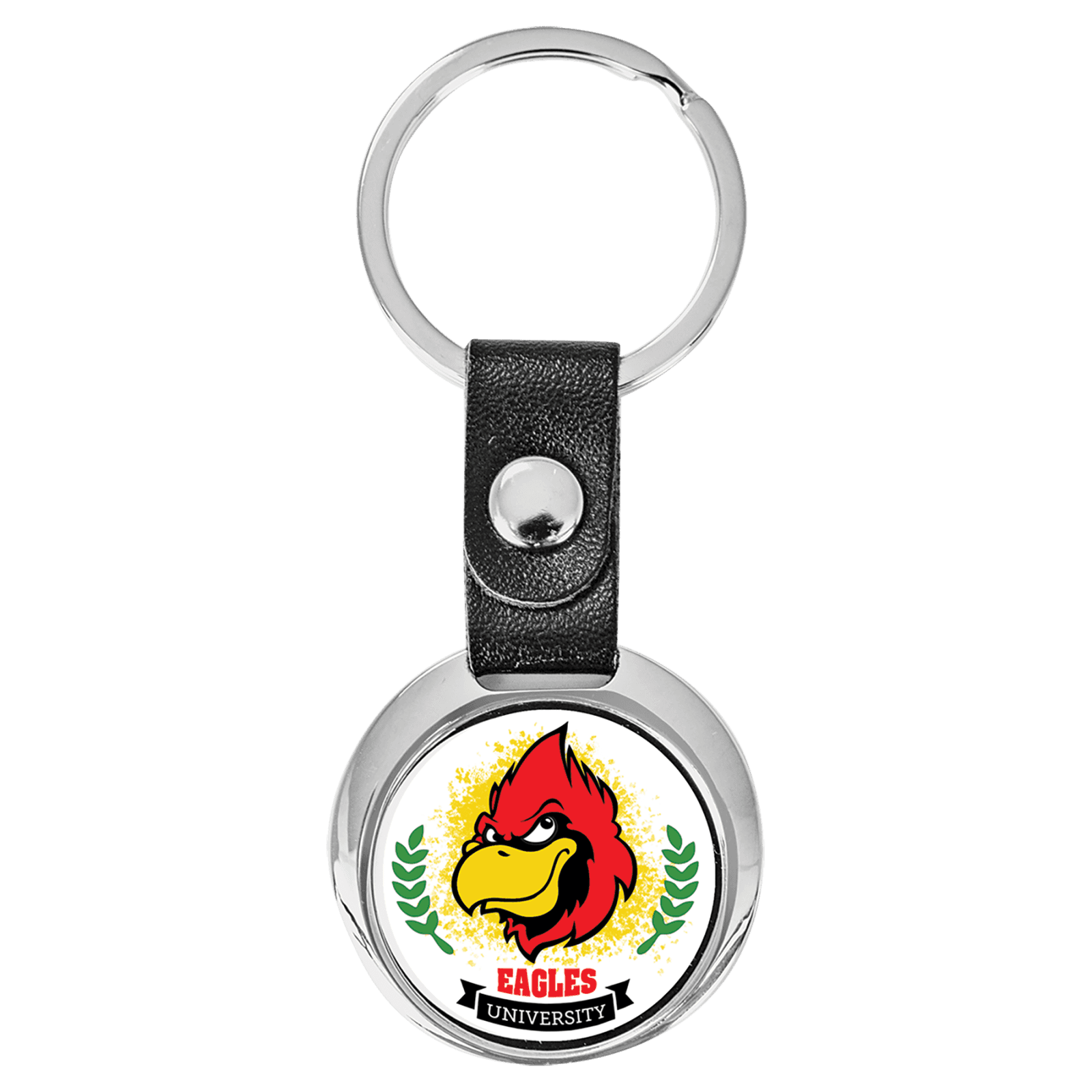 Round Full Color Keychain
