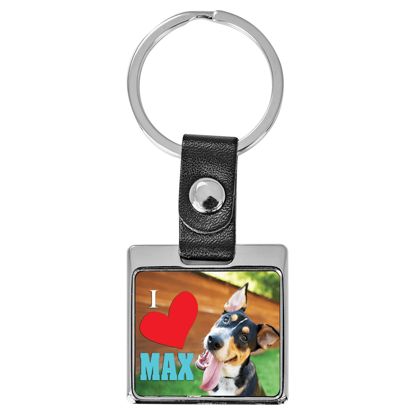 Full Color Square Keychain