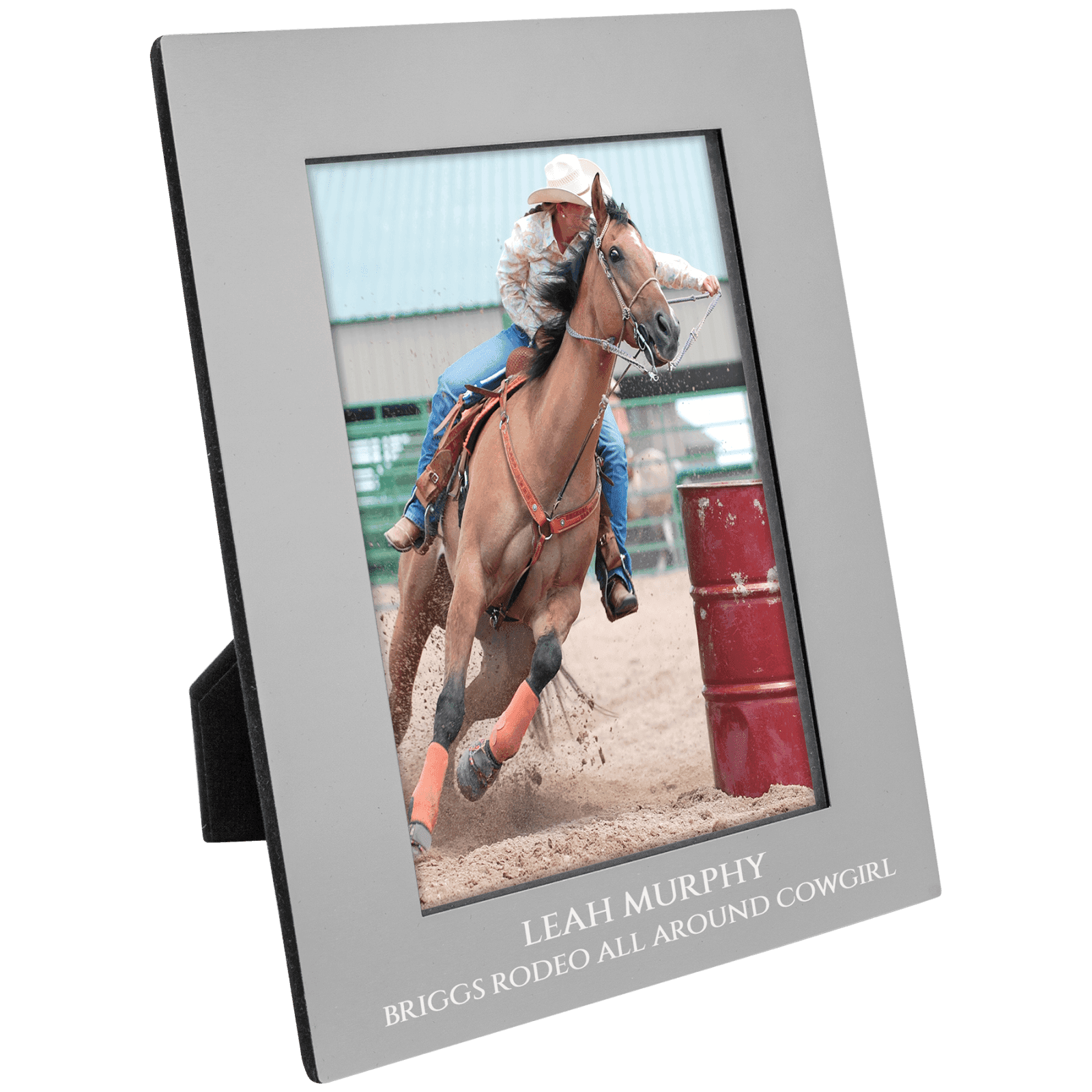 Gray Aluminum Photo Frame