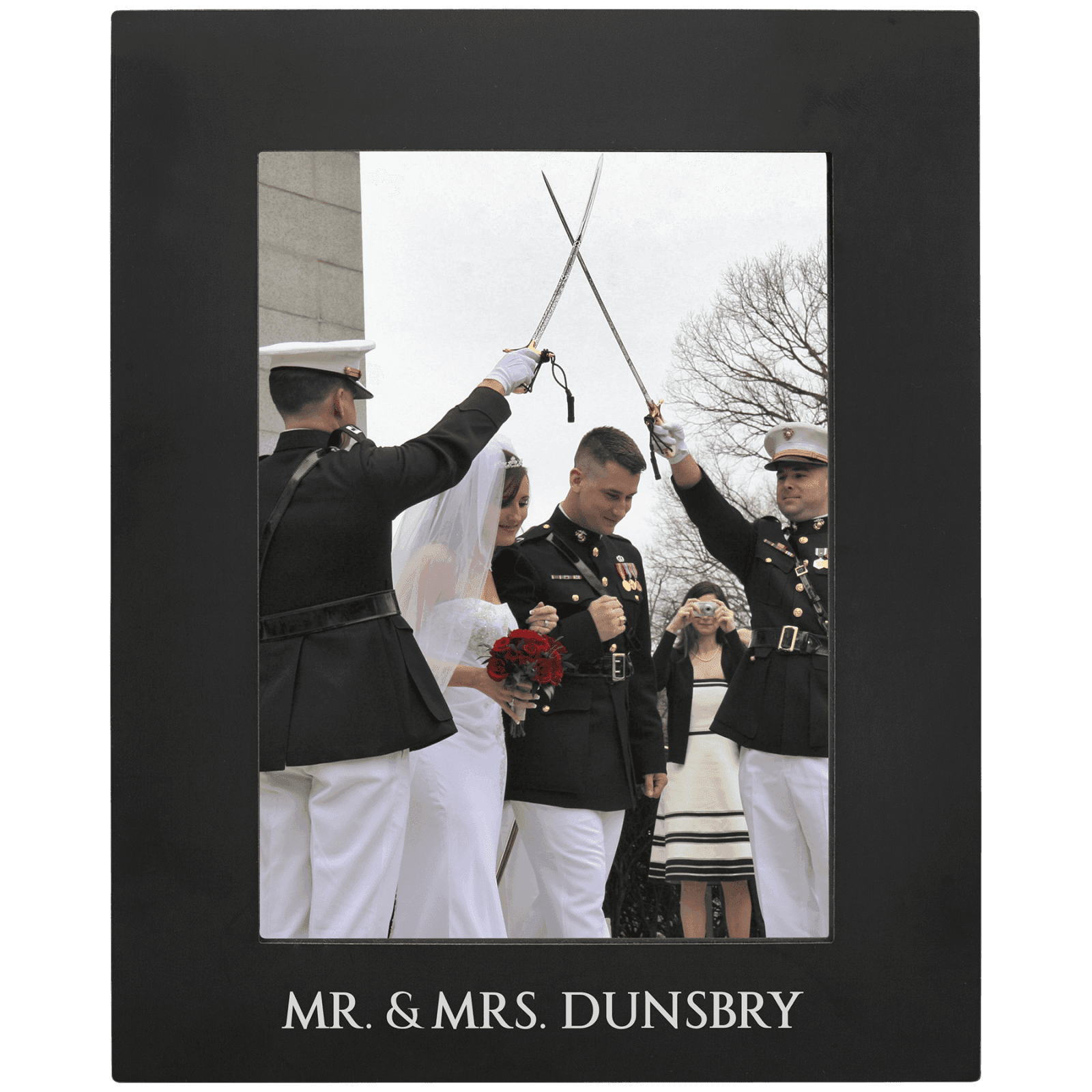 Black Aluminum Photo Frame