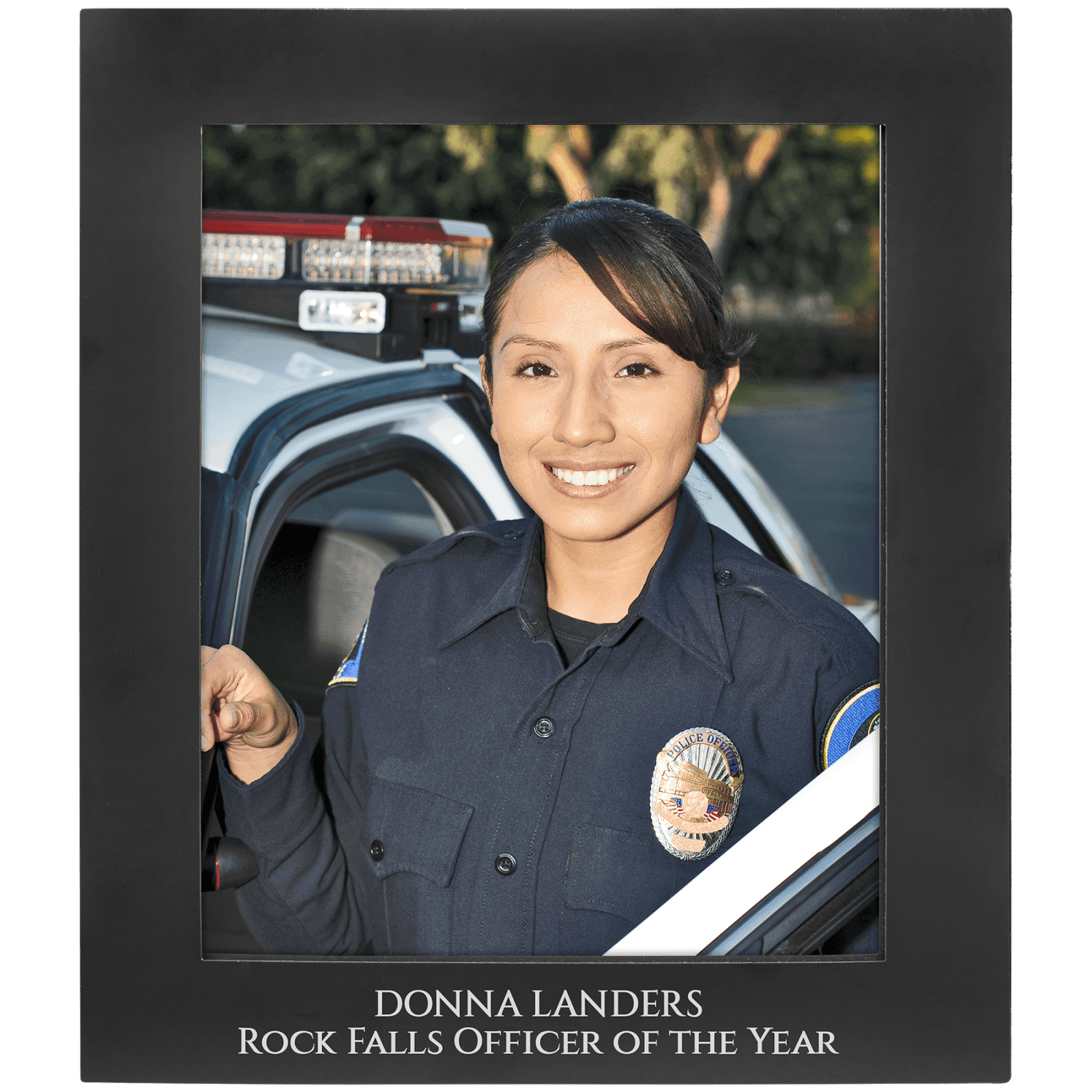 Black Aluminum Photo Frame