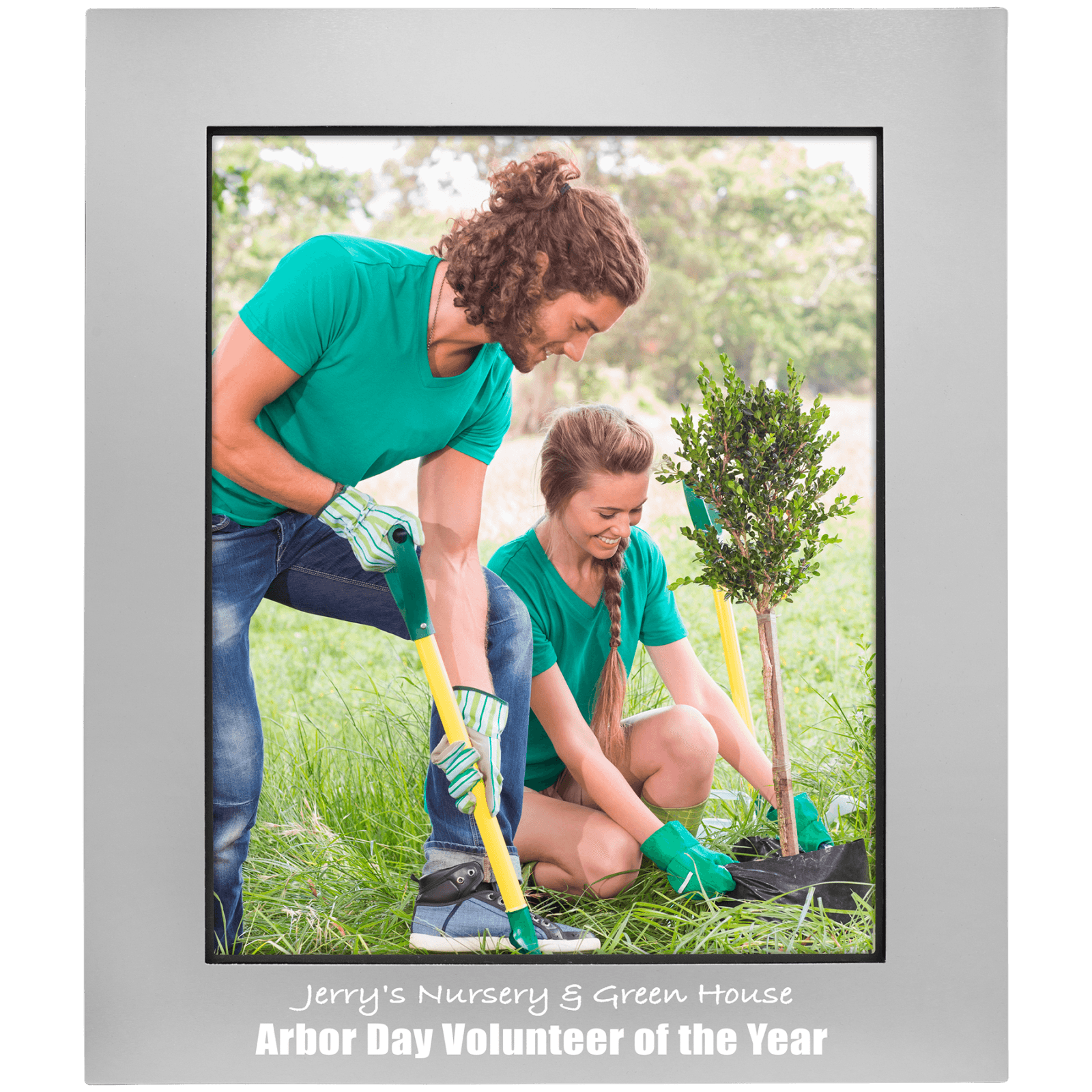 Gray Aluminum Photo Frame