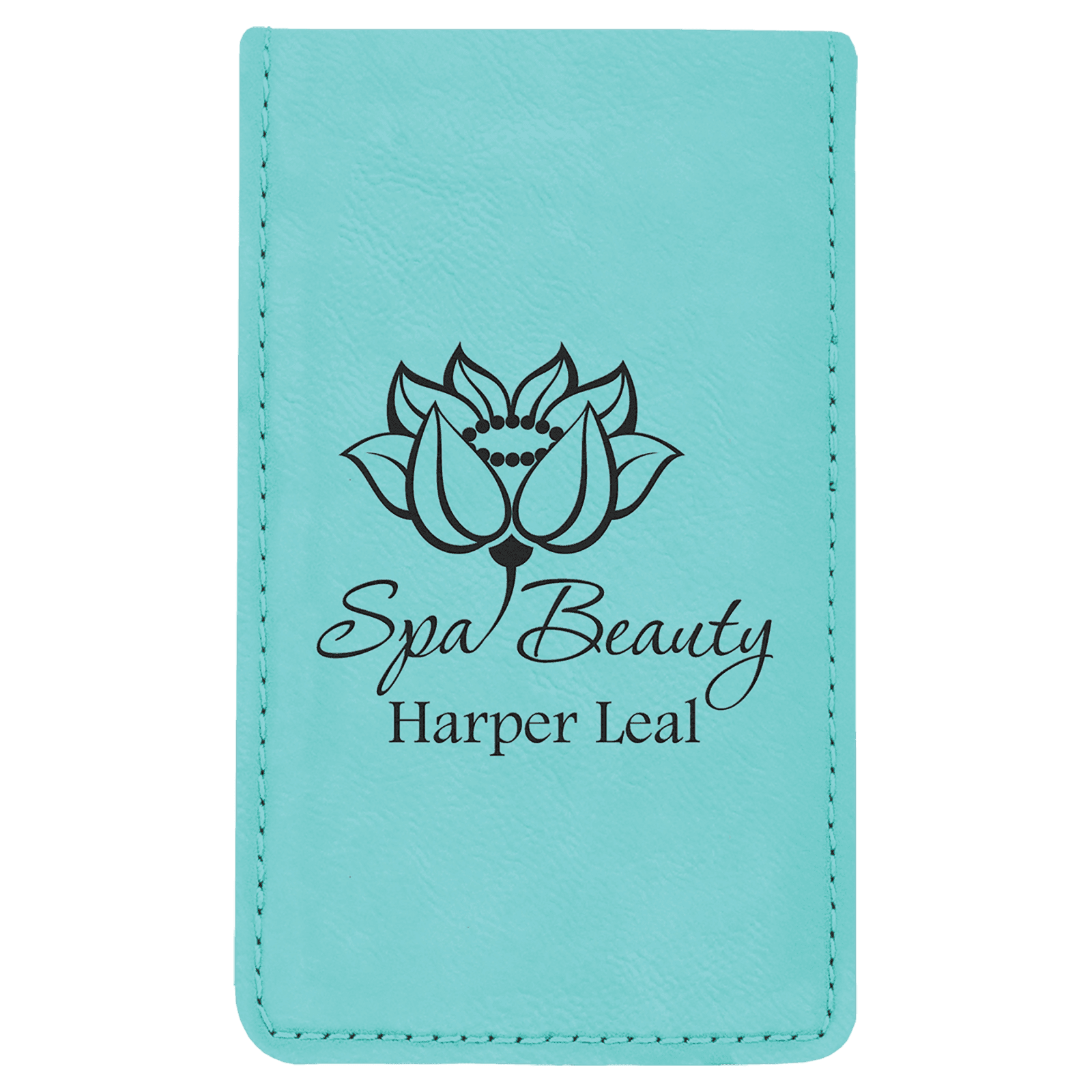 Teal Leatherette Manicure Set