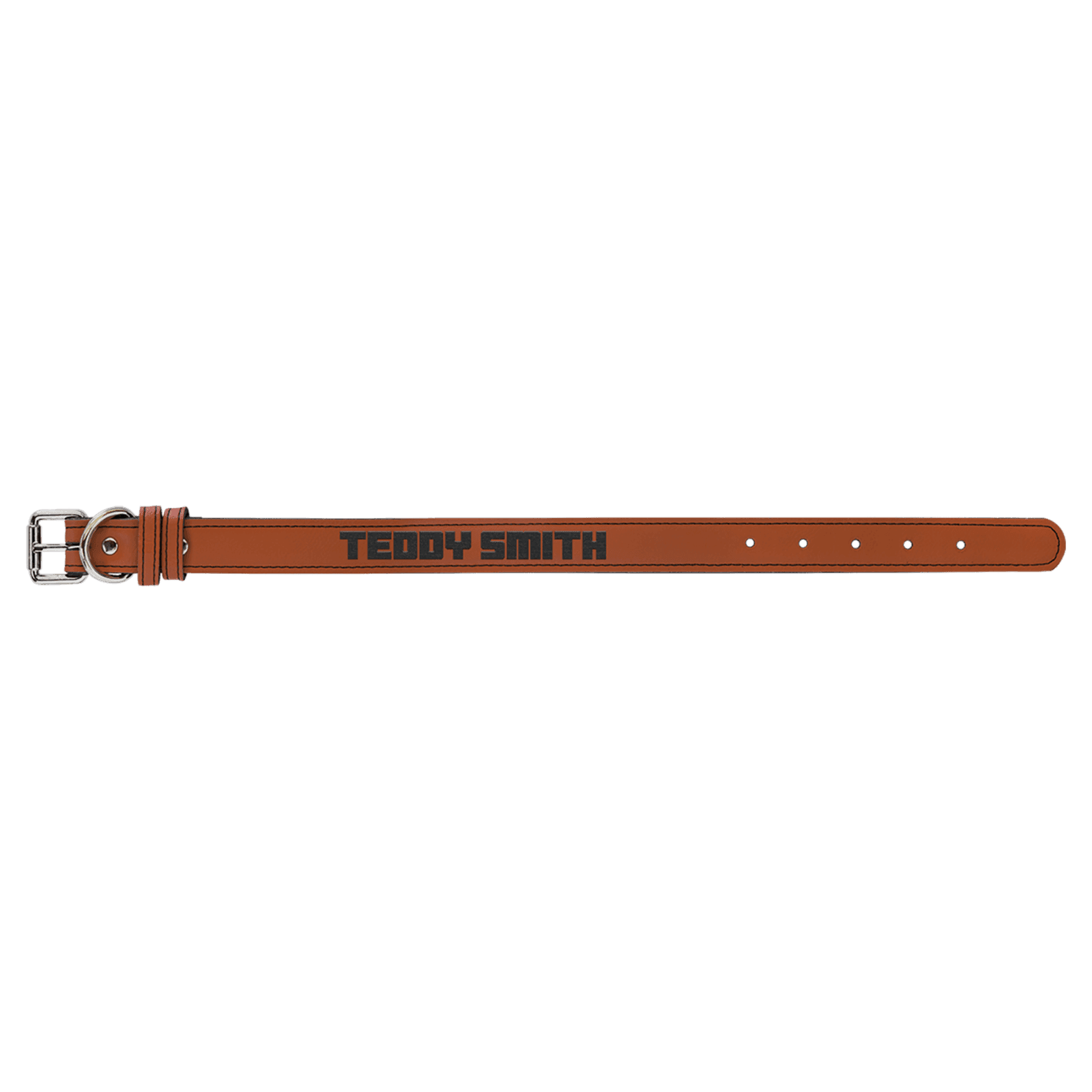 Rawhide Medium Leatherette Dog Collar