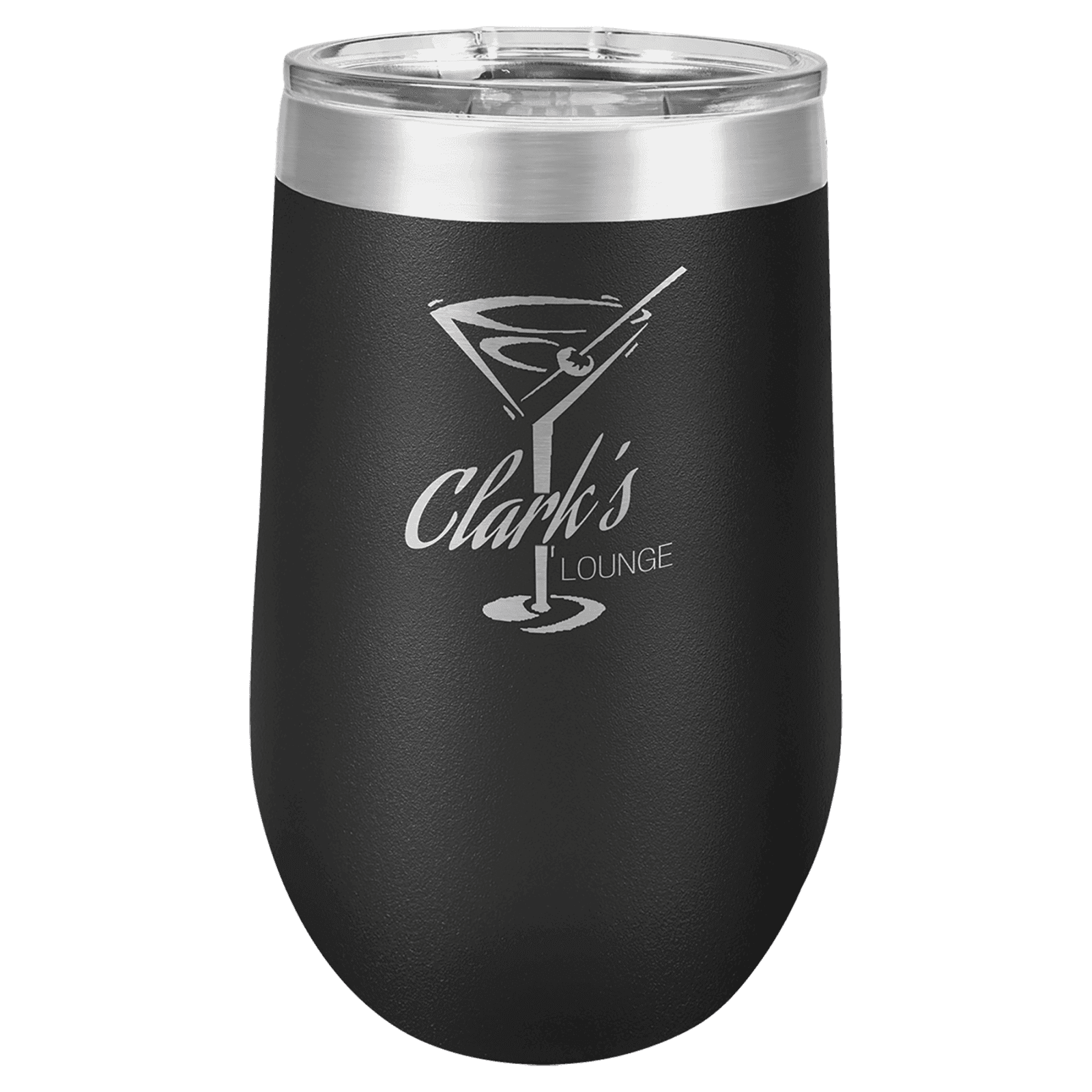 Black 16 oz. Polar Camel Stemless Tumbler