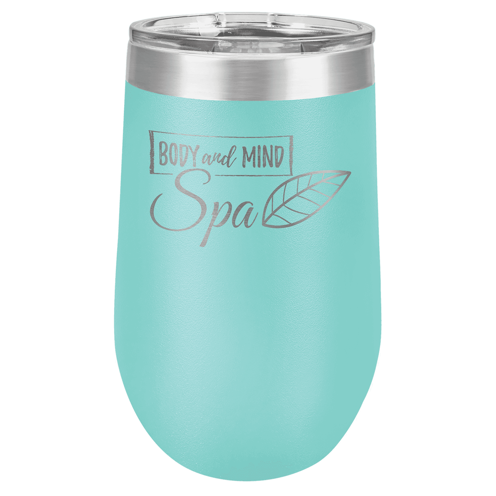 Teal 16 oz. Polar Camel Stemless Tumbler