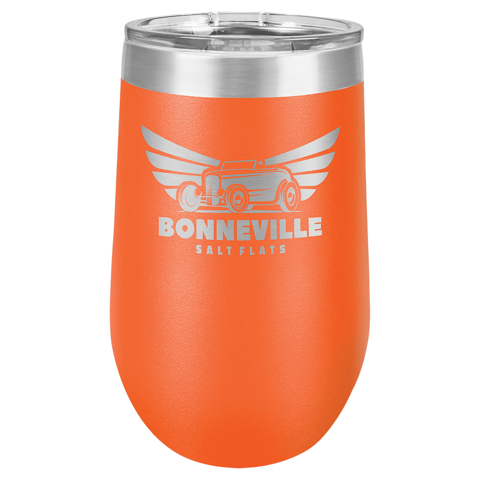 Orange 16 oz. Polar Camel Stemless Tumbler