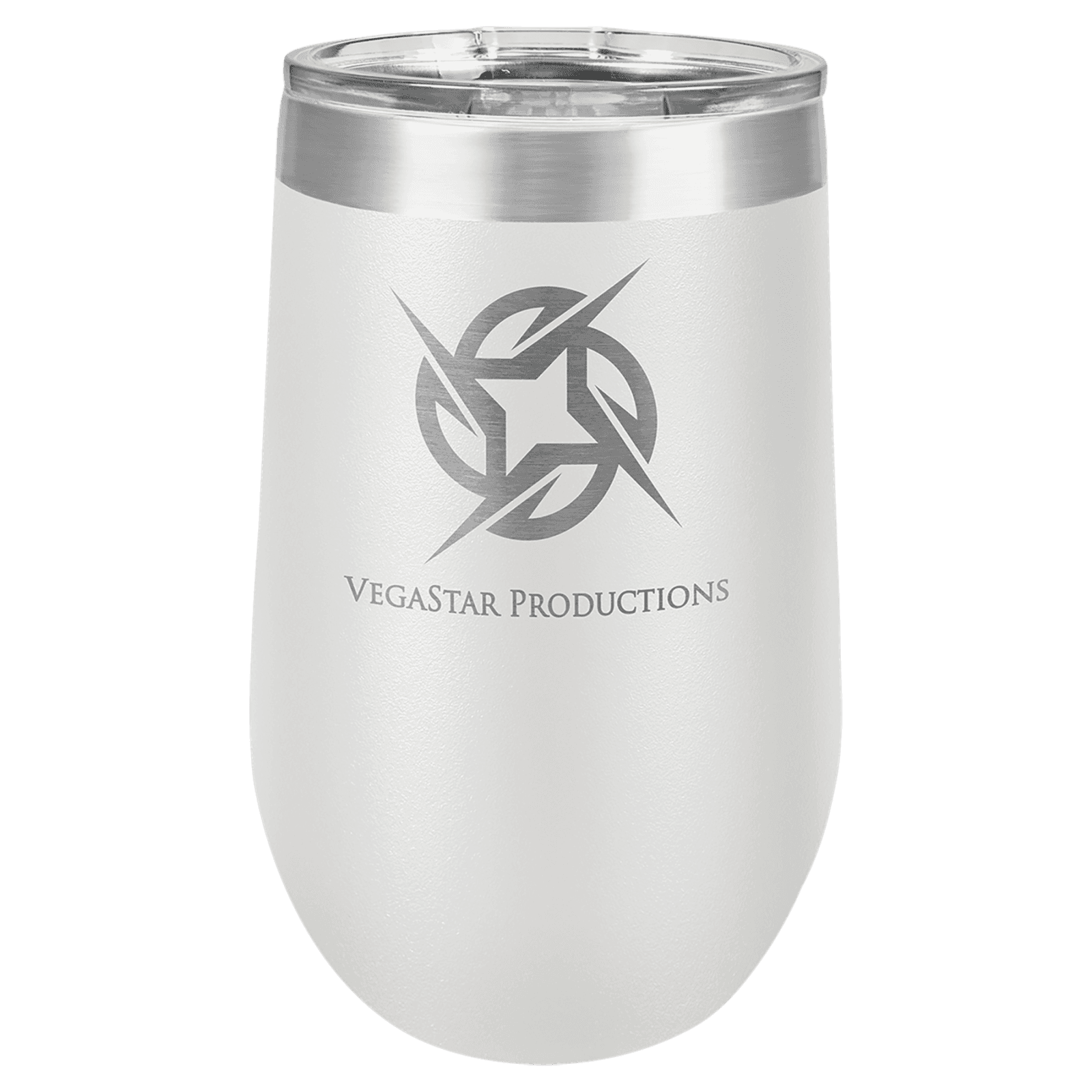 White 16 oz. Polar Camel Stemless Tumbler
