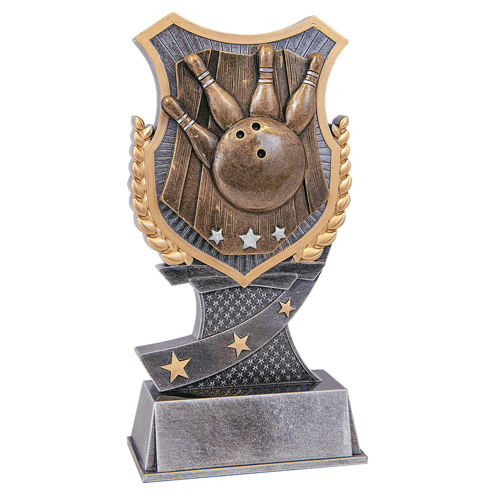 Bowling Shield Award-7"