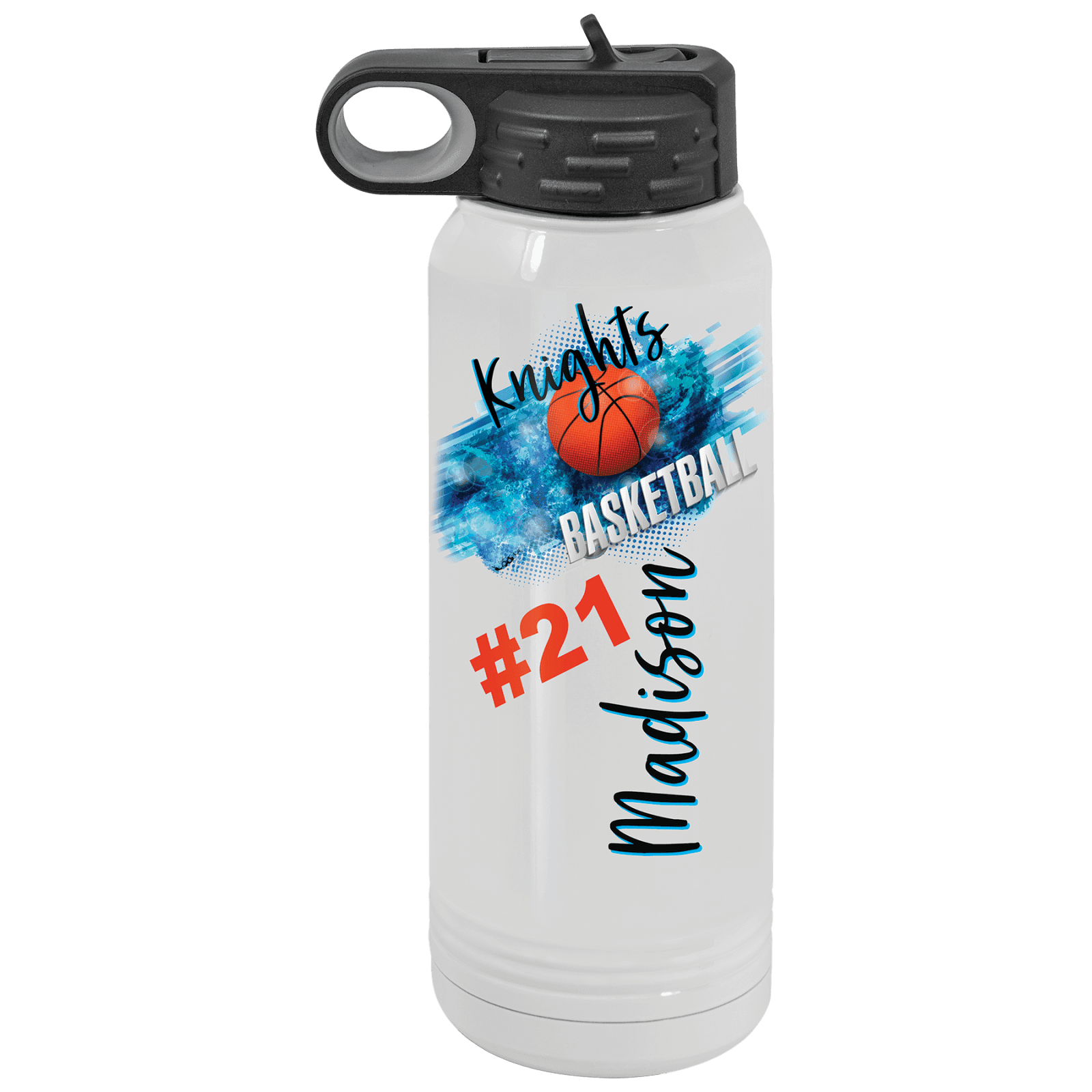 Full Color 30 oz. Polar Camel Water Bottle-White