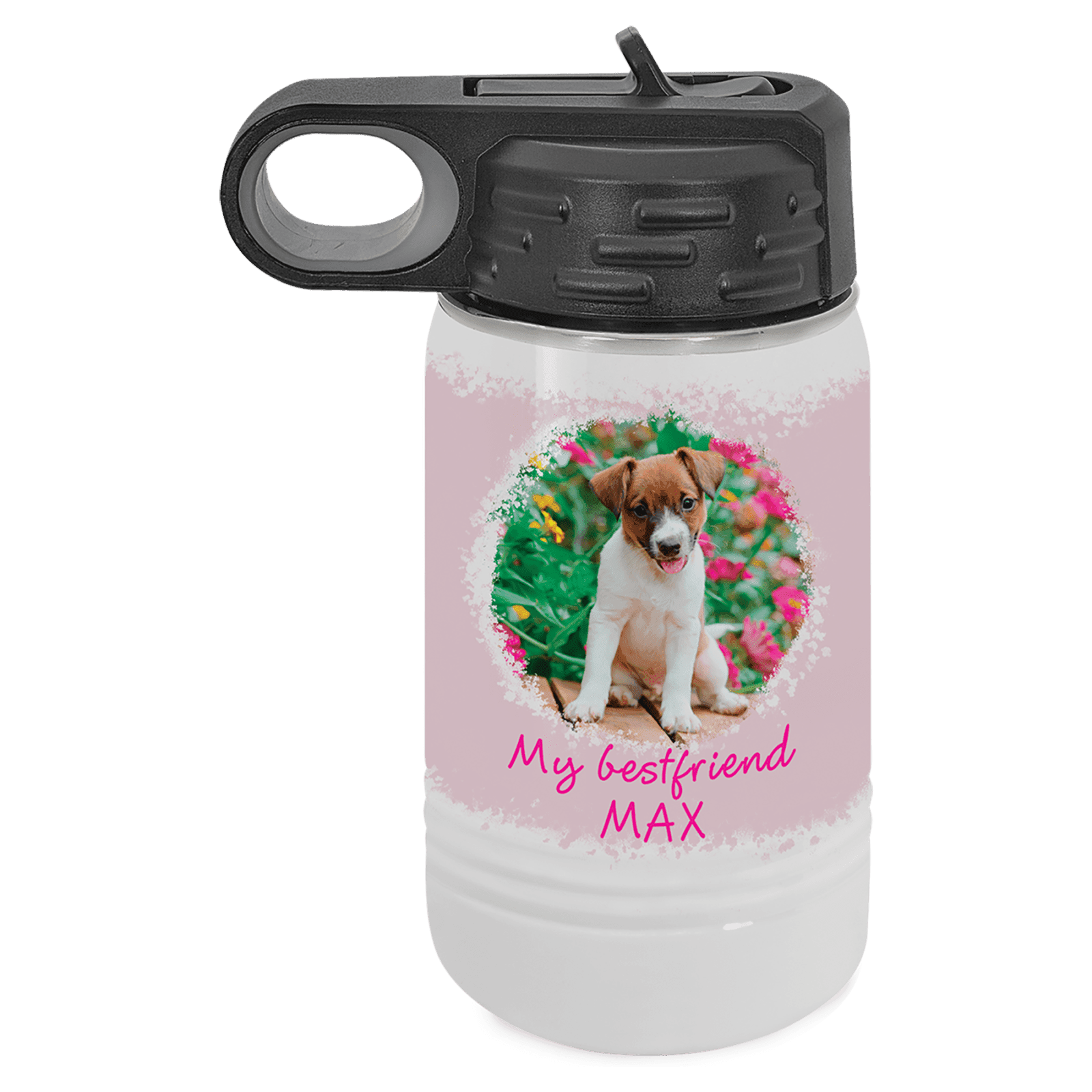 Full Color 12 oz. Polar Camel Water Bottle-white