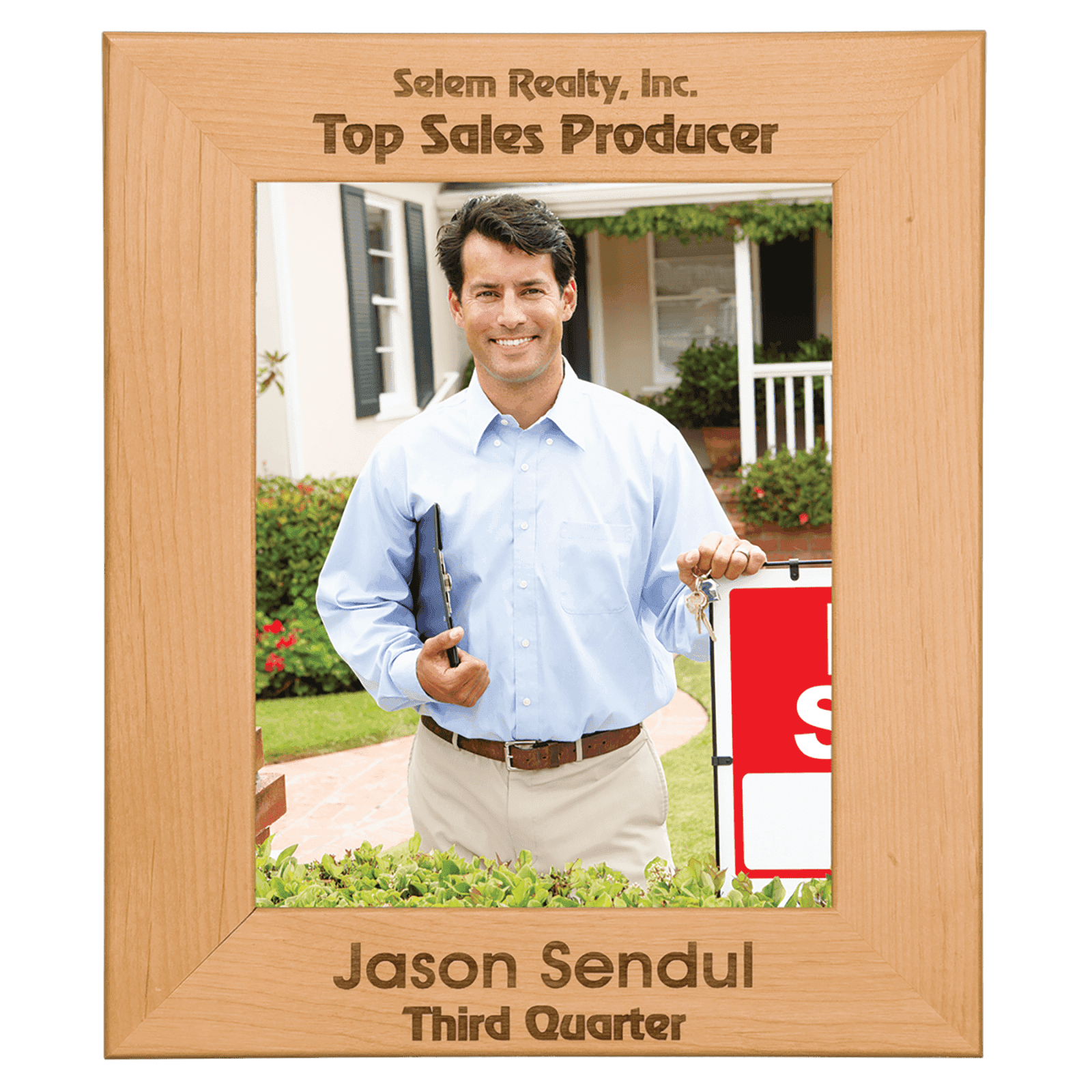 5" x 7" Genuine Red Alder Photo Frame