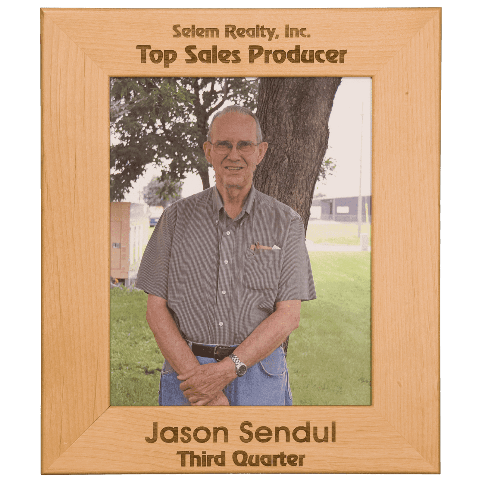 8 1/2" x 11" Genuine Red Alder Photo Frame