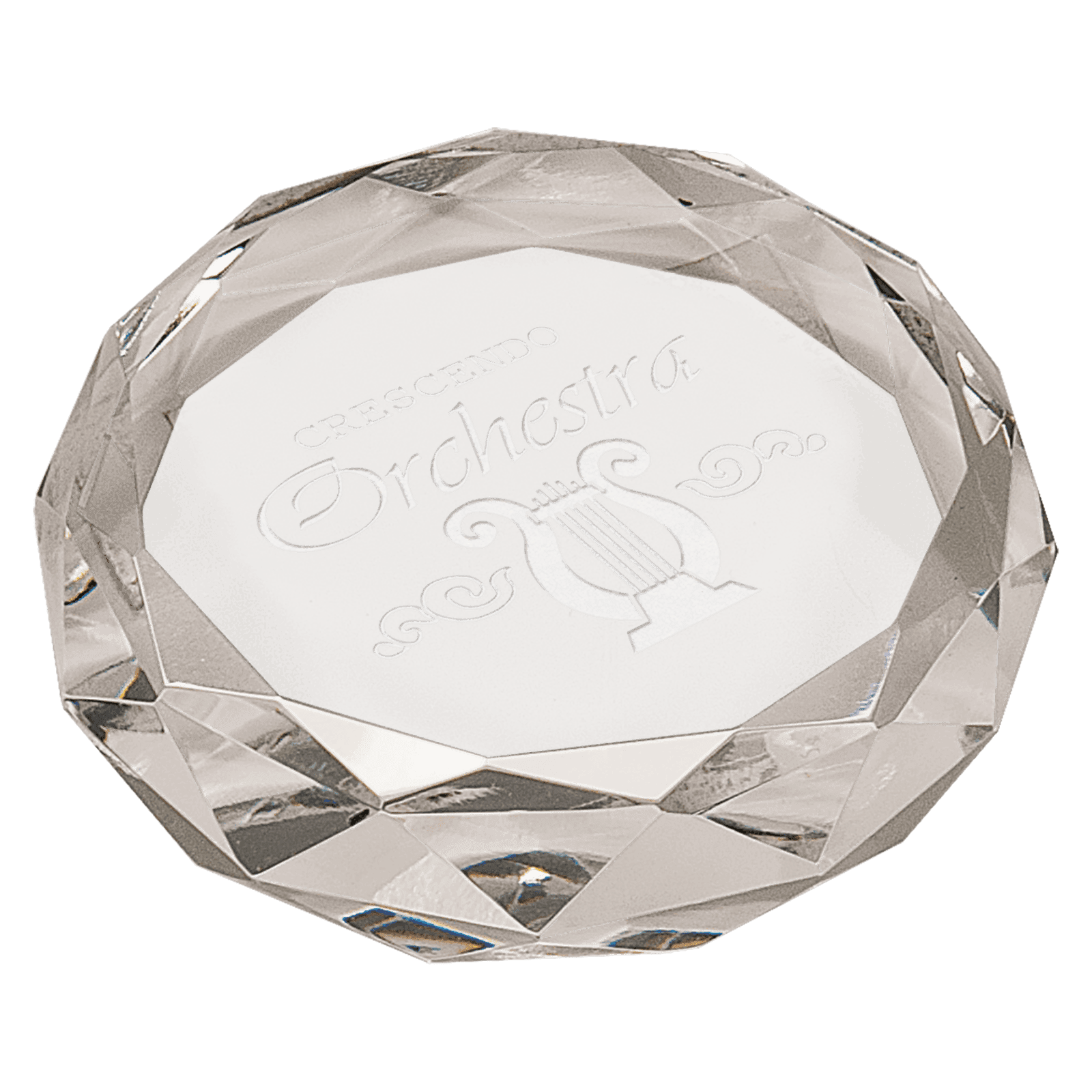 Premier Crystal Round Paperweight
