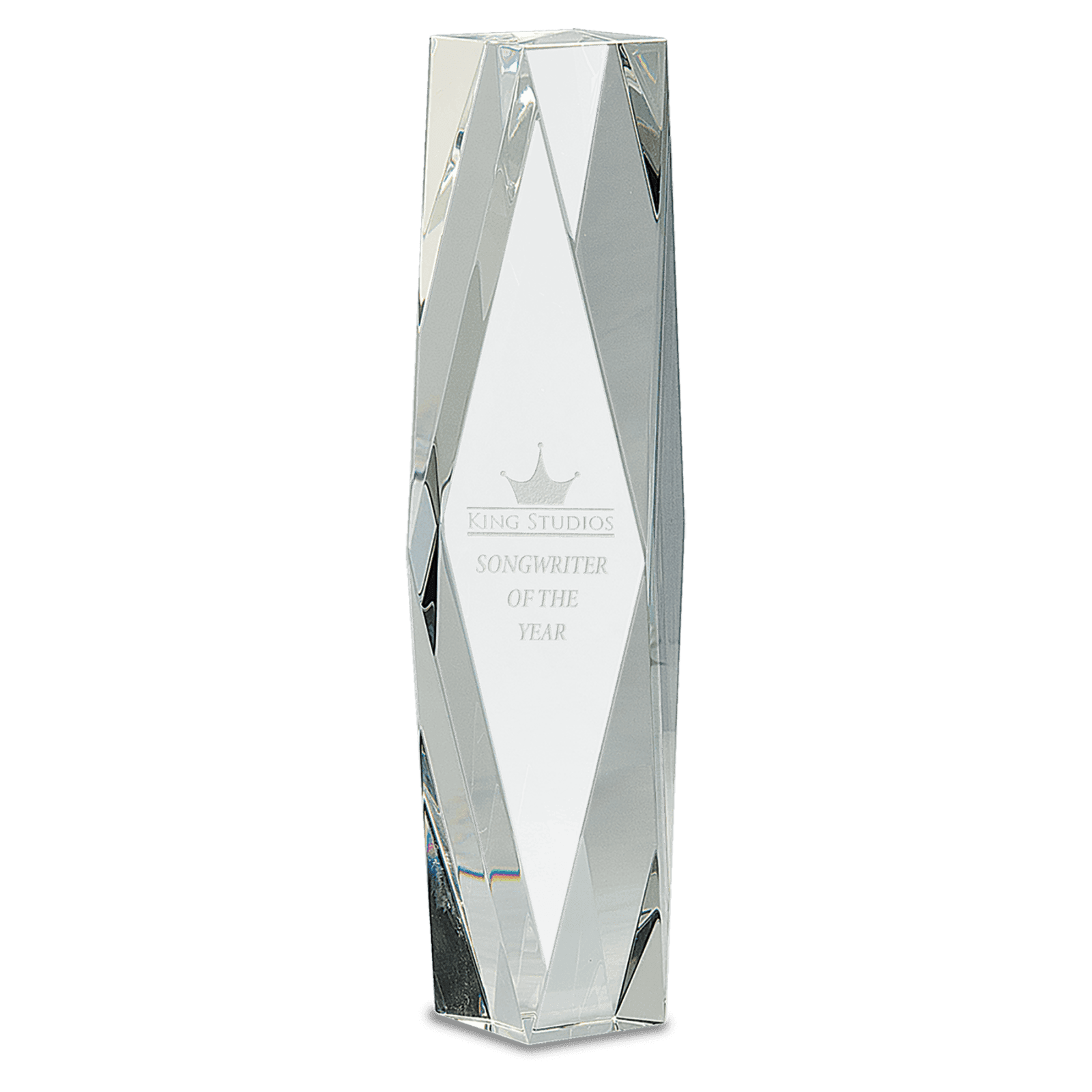 12" Crystal Facet Tower