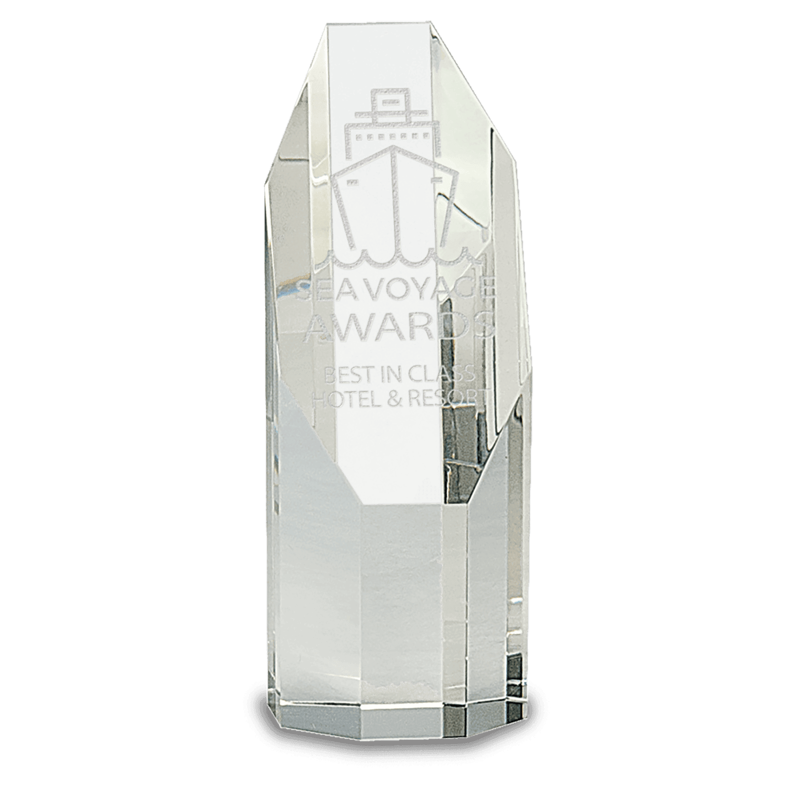 6" Crystal Octagon Tower