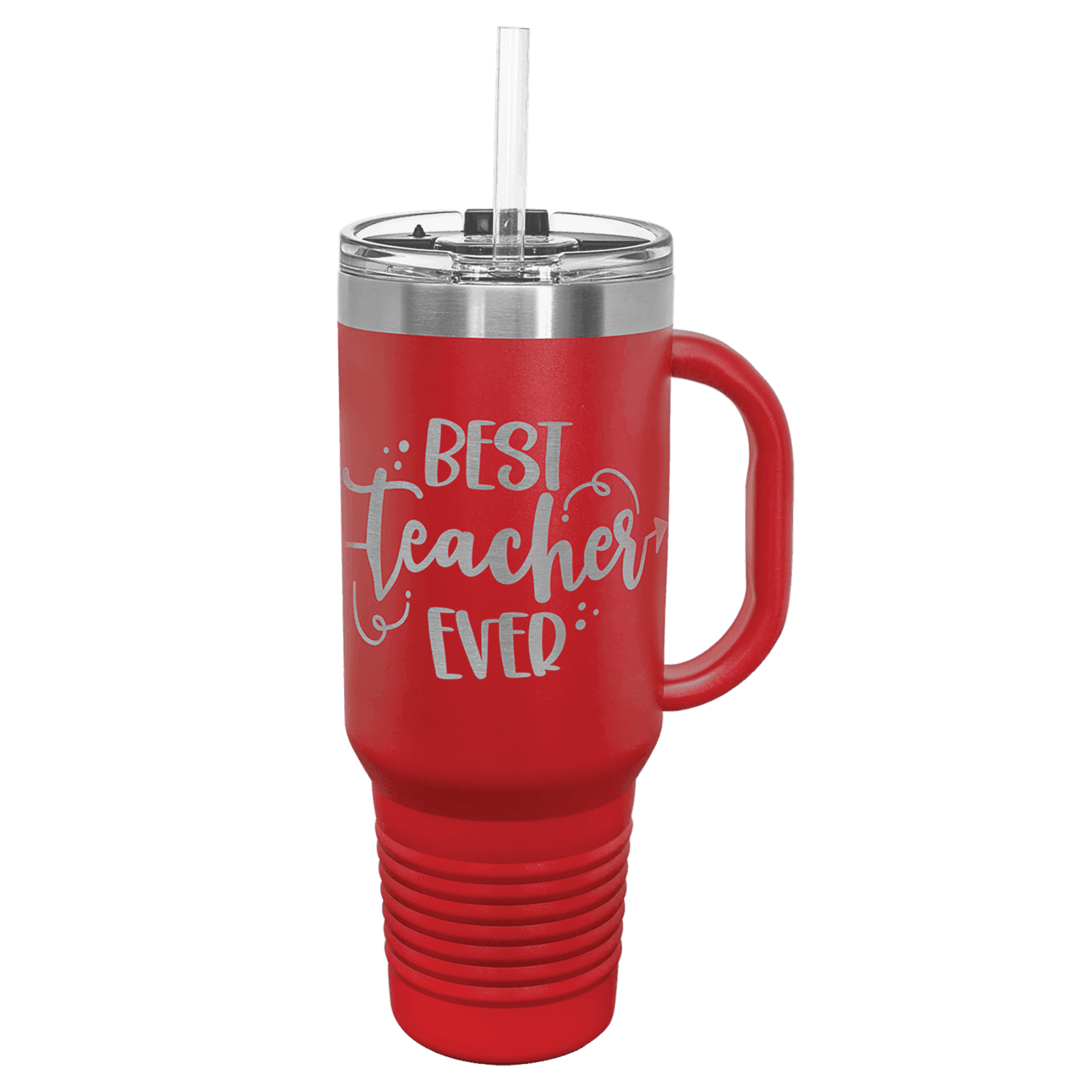 Polar Camel 40 oz. Travel Mug with Straw and Snap Lid
