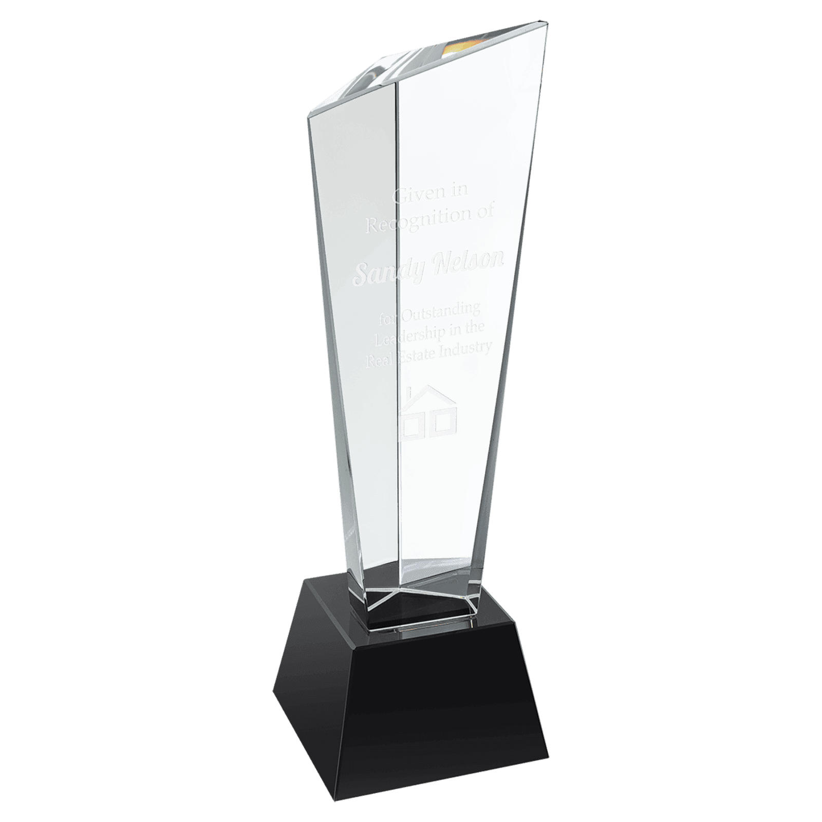 Crystal Medium 3D Rising Peak