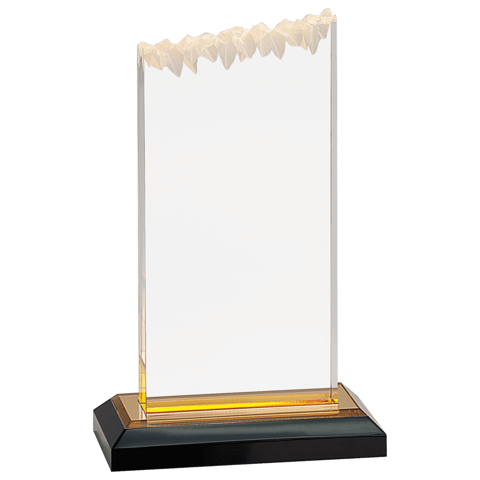 8" Gold Frosted Impress Acrylic with Base