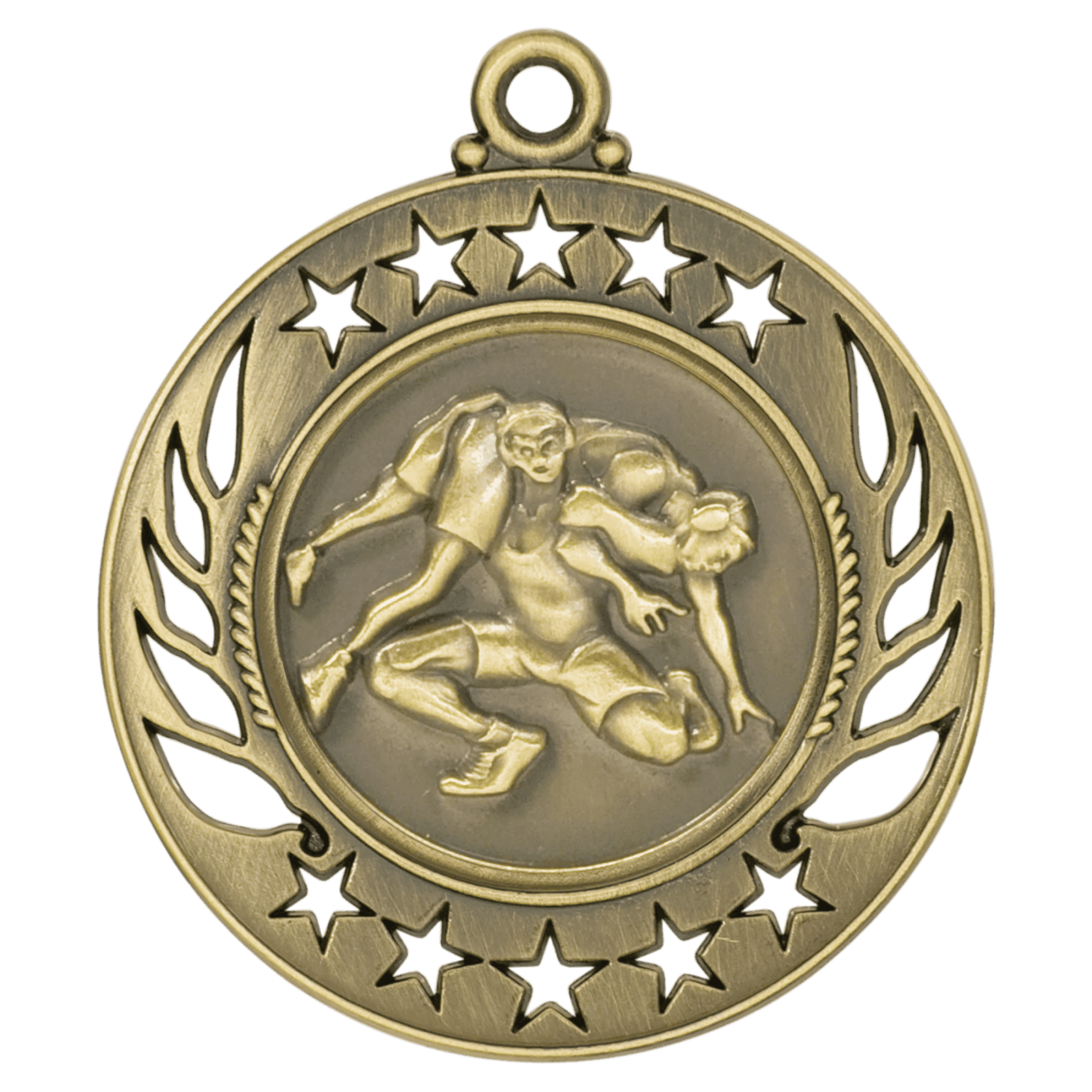 Wrestling Galaxy Medal-Gold