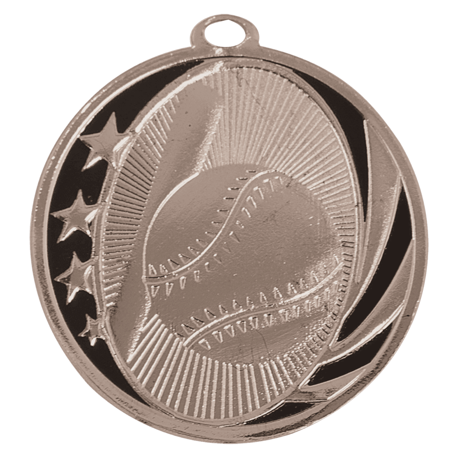 Baseball/Softball Midnight Star Medal-Silver