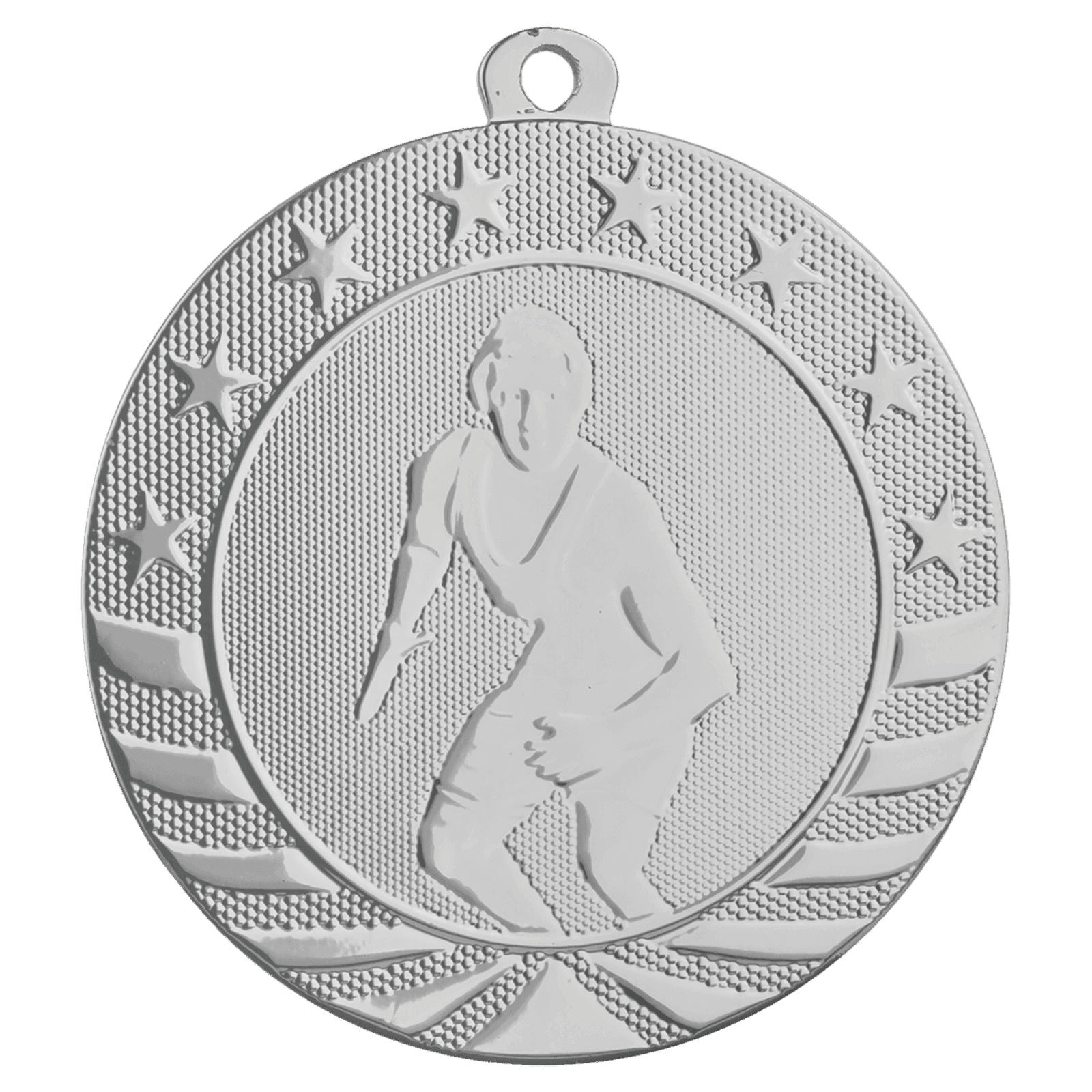 Male Wrestling Starbrite Medal-Silver