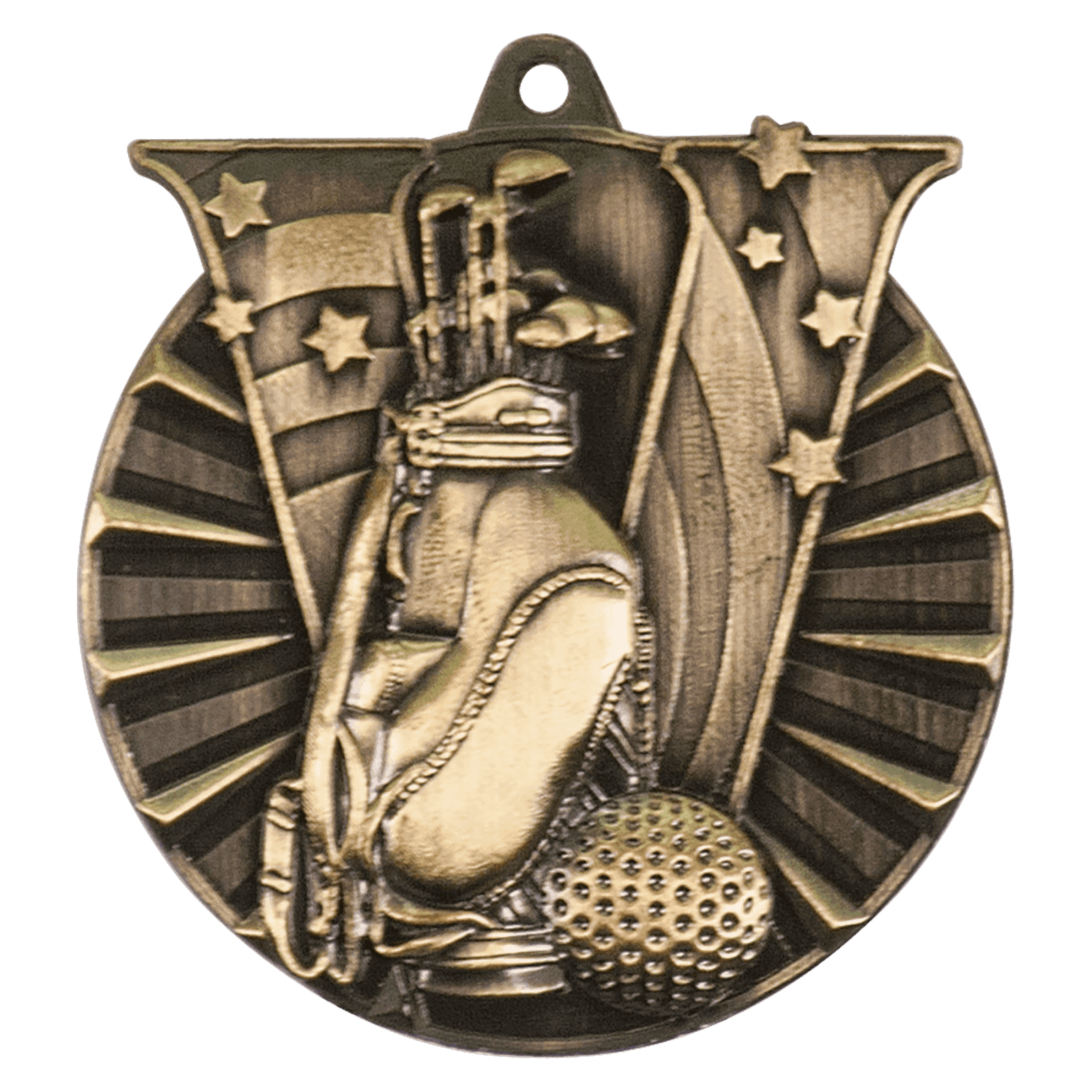 Golf Victory Medal-Gold