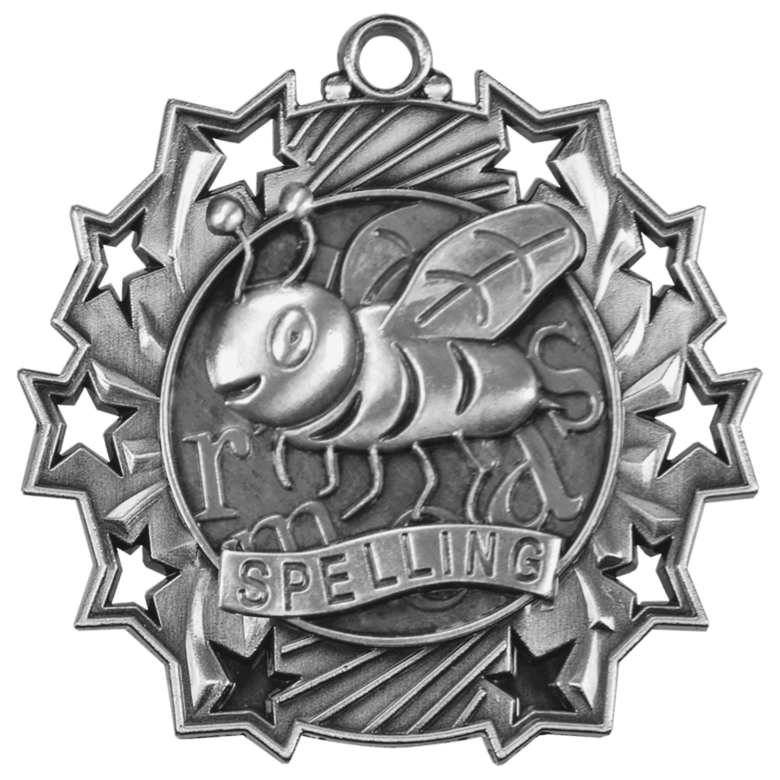 Spelling Ten Star Medal-Silver