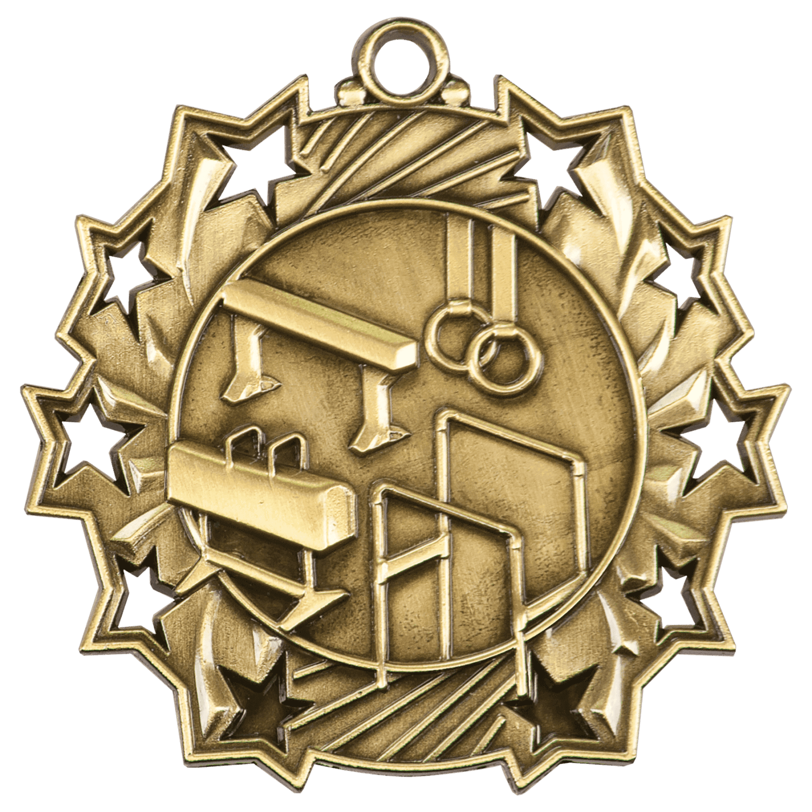 Gymnastics Ten Star Medal-Gold