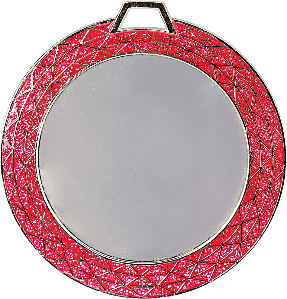Pink Bling 2" Insert Holder Medal (Insert Not Included)