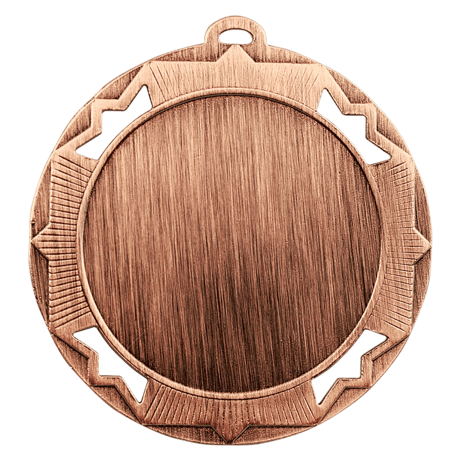 Crown 2" Insert Holder Medal-Atique Bronze (Insert Not Included)