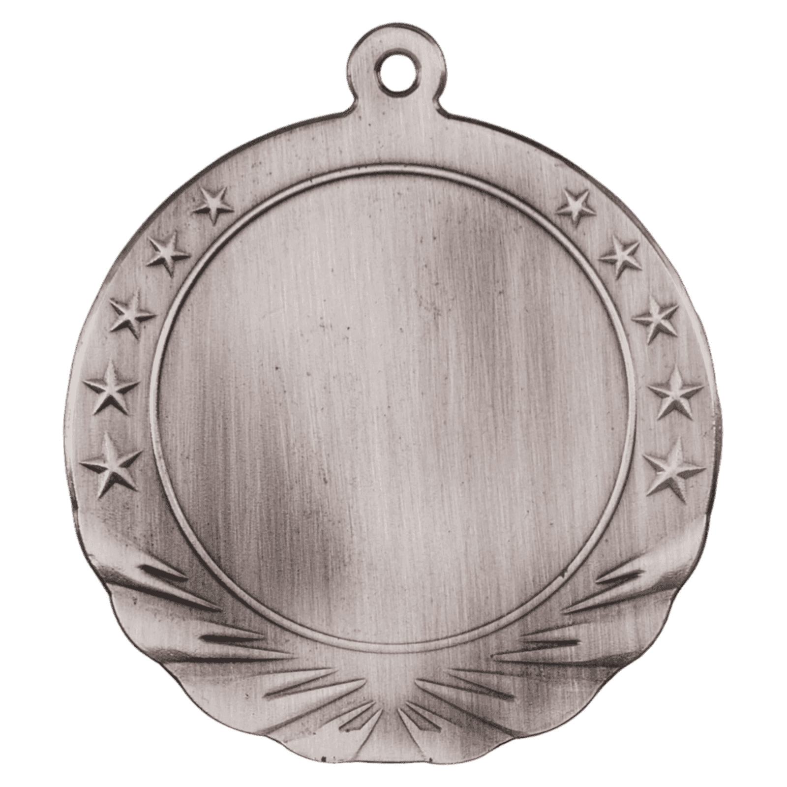 2" Insert Holder Medal-Antique Silver (Insert Not Included)