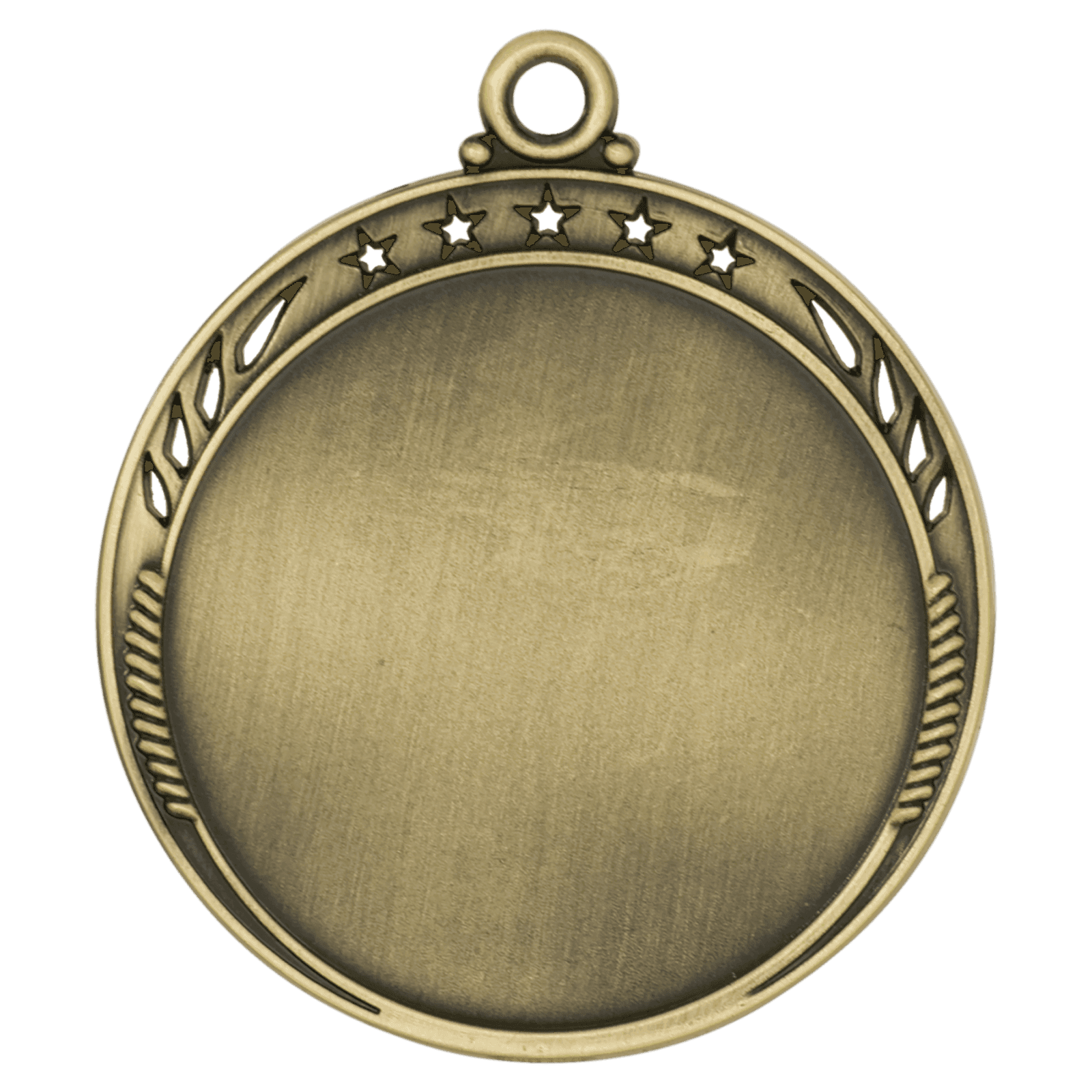 Galaxy 2" Insert Holder Medal-Antique Gold (Insert Not Included)