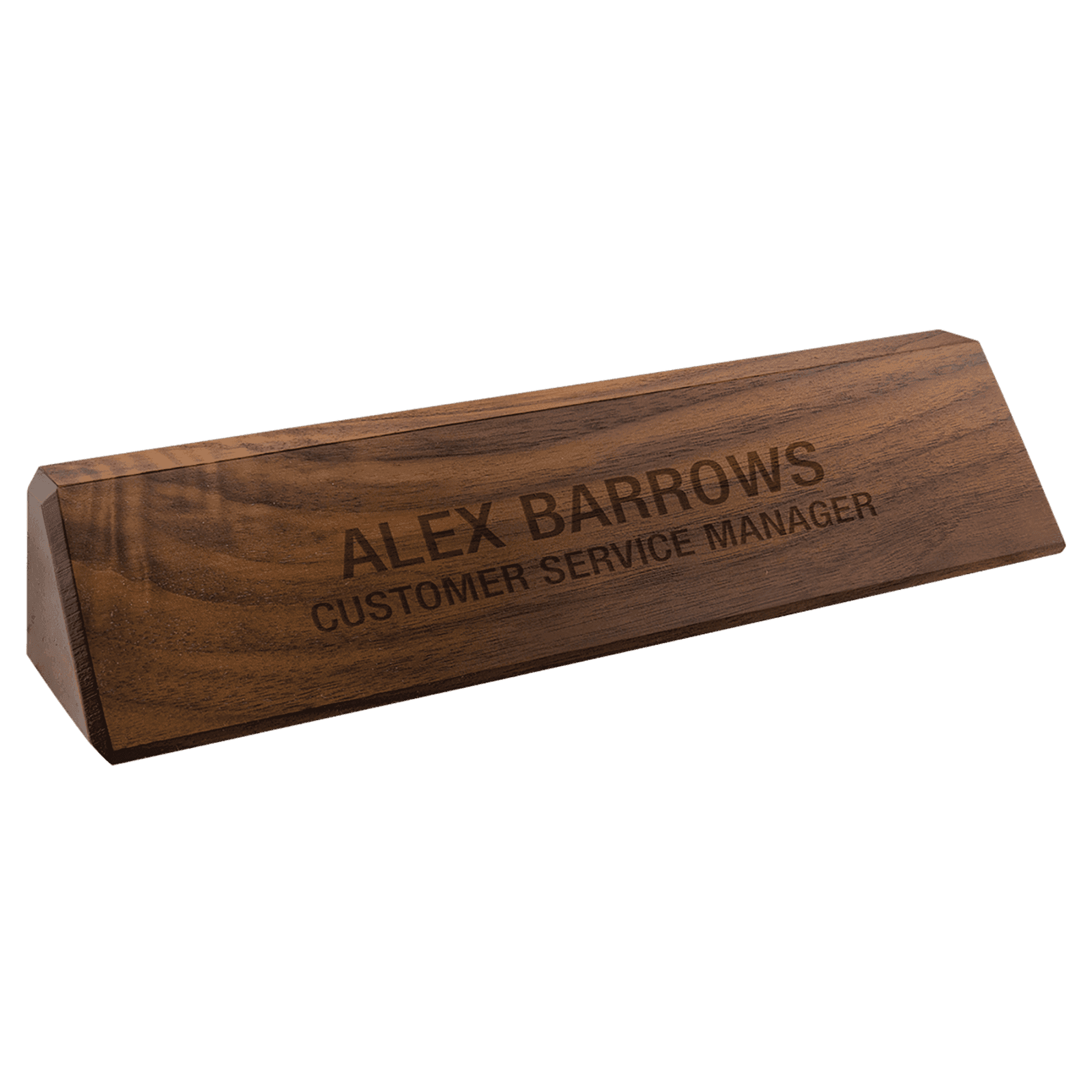 Genuine Walnut Desk Wedge