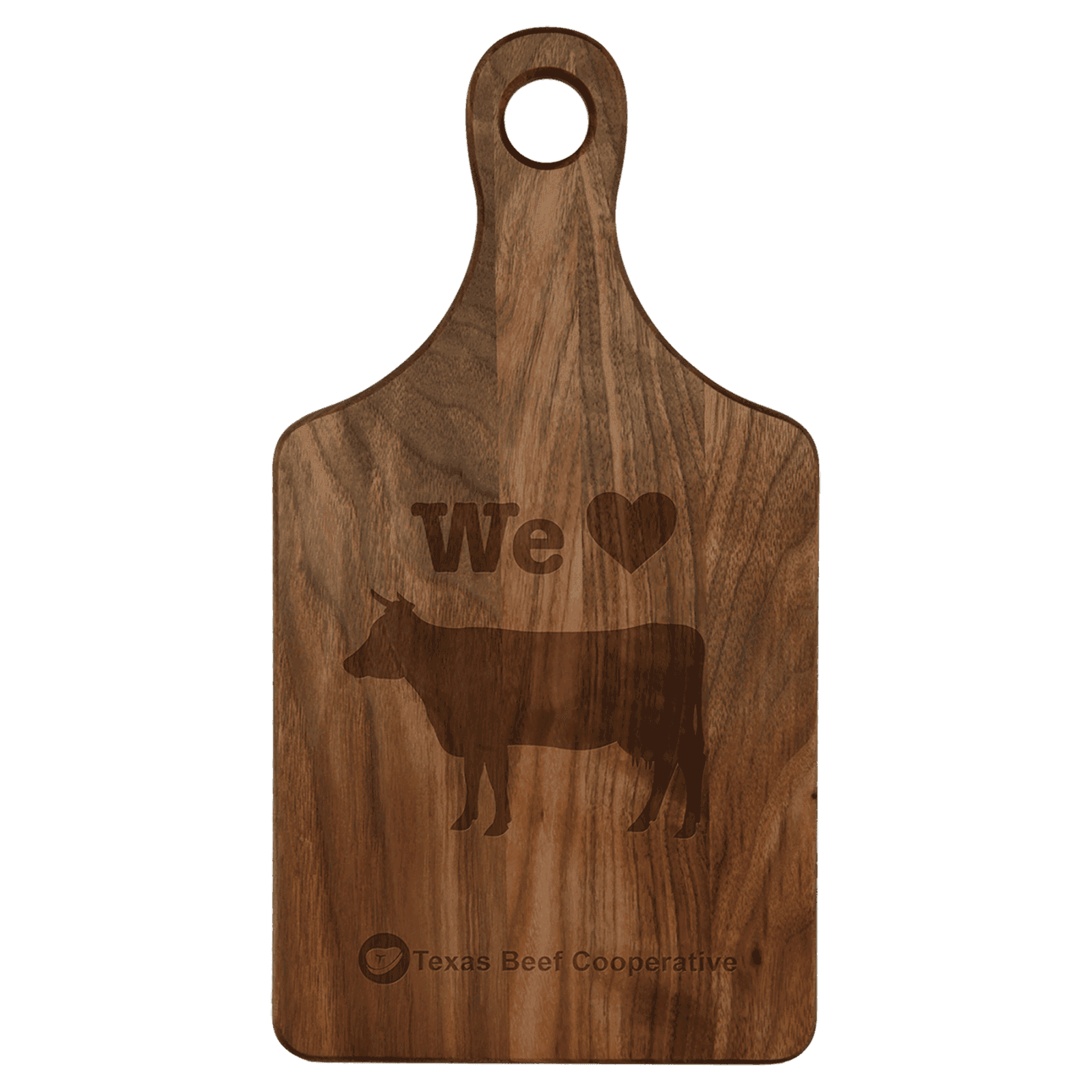 Walnut Paddle Shaped Cutting Board