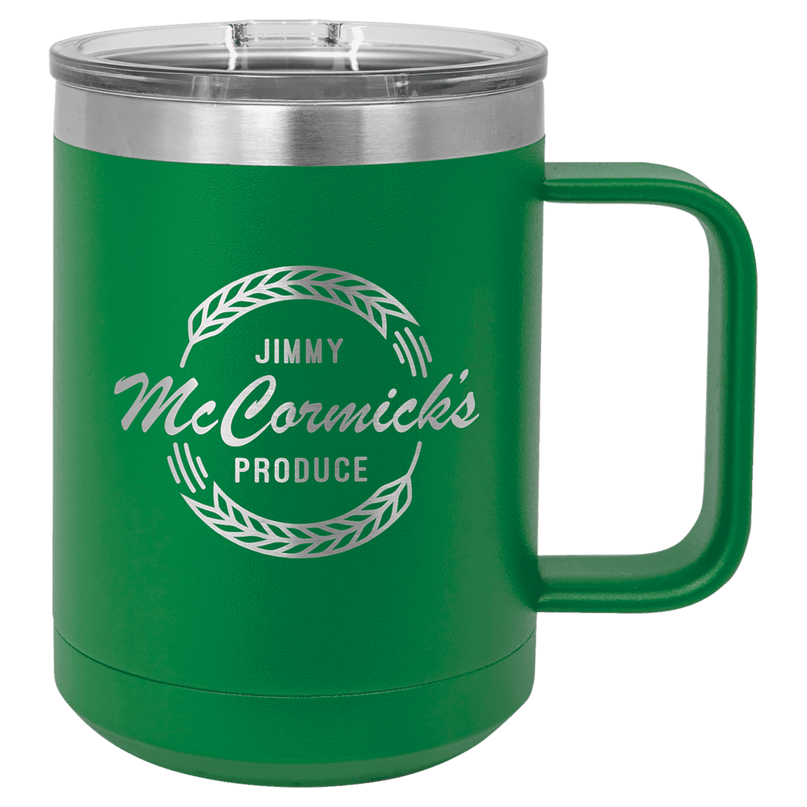 Green 15 oz. Polar Camel Coffee Mug with Slider Lid