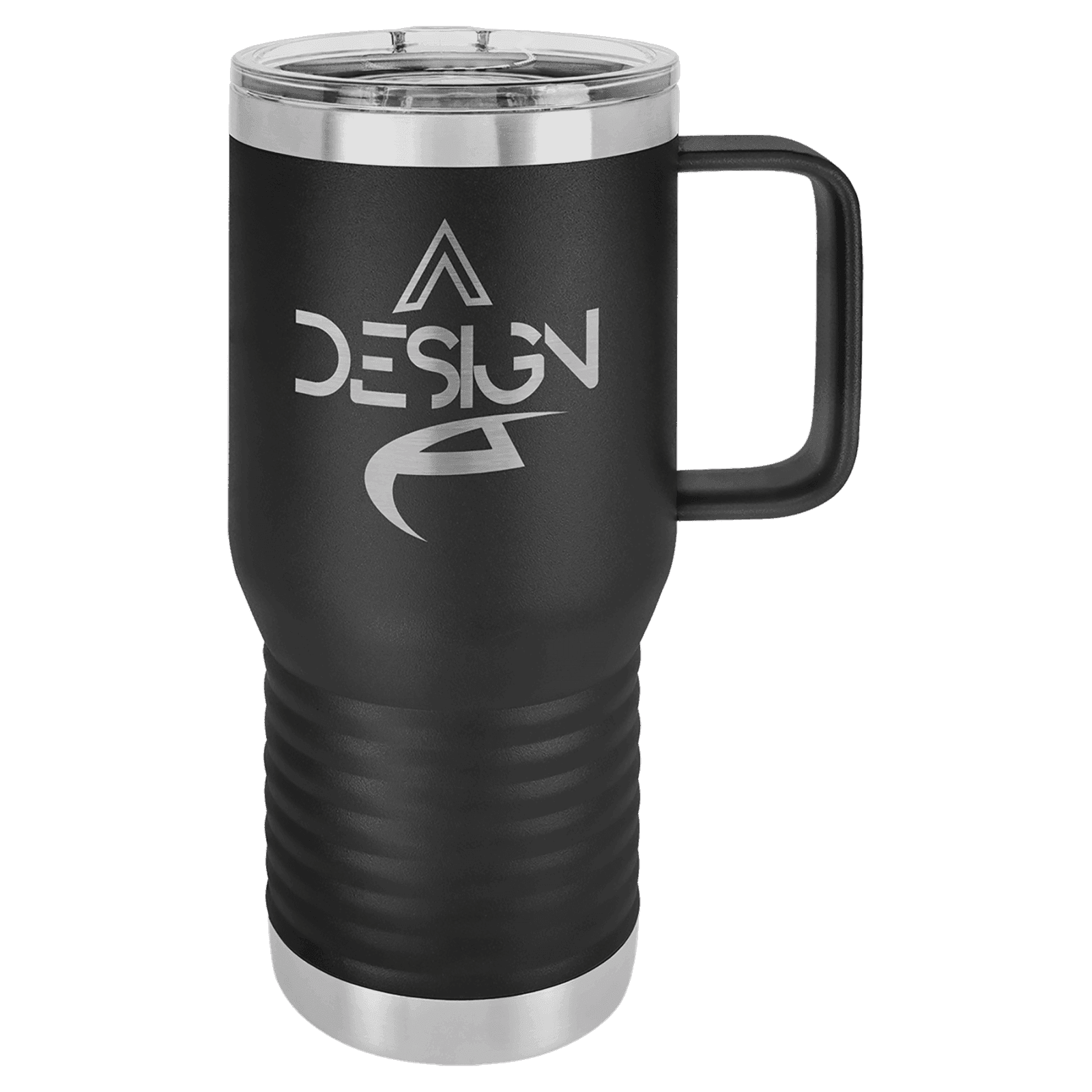 Black Polar Camel 20 oz. Vacuum Insulated Travel Mug with Slider Lid