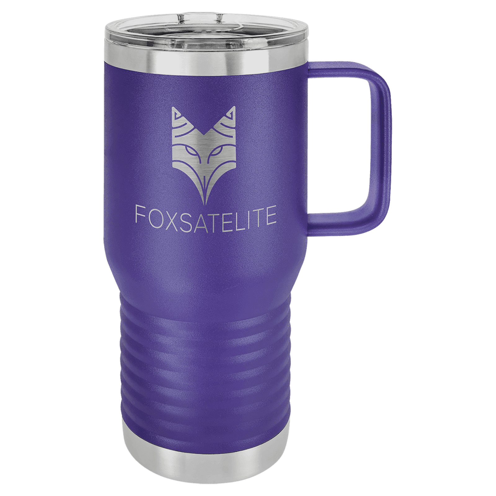 Purple Camel 20 oz. Vacuum Insulated Travel Mug with Slider Lid